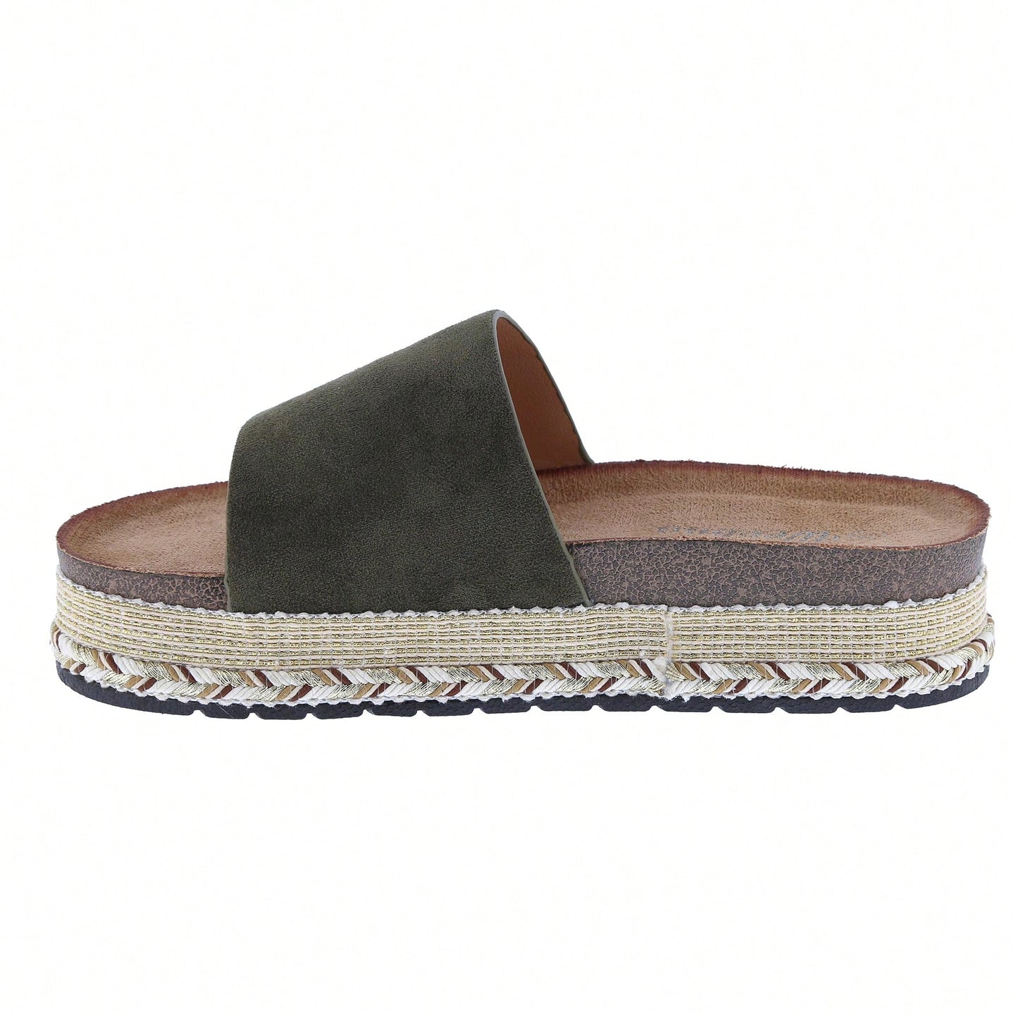 Women's Platform Fashion Slides Vintage Beach Sandals Slip On Open Toe Dressy Summer