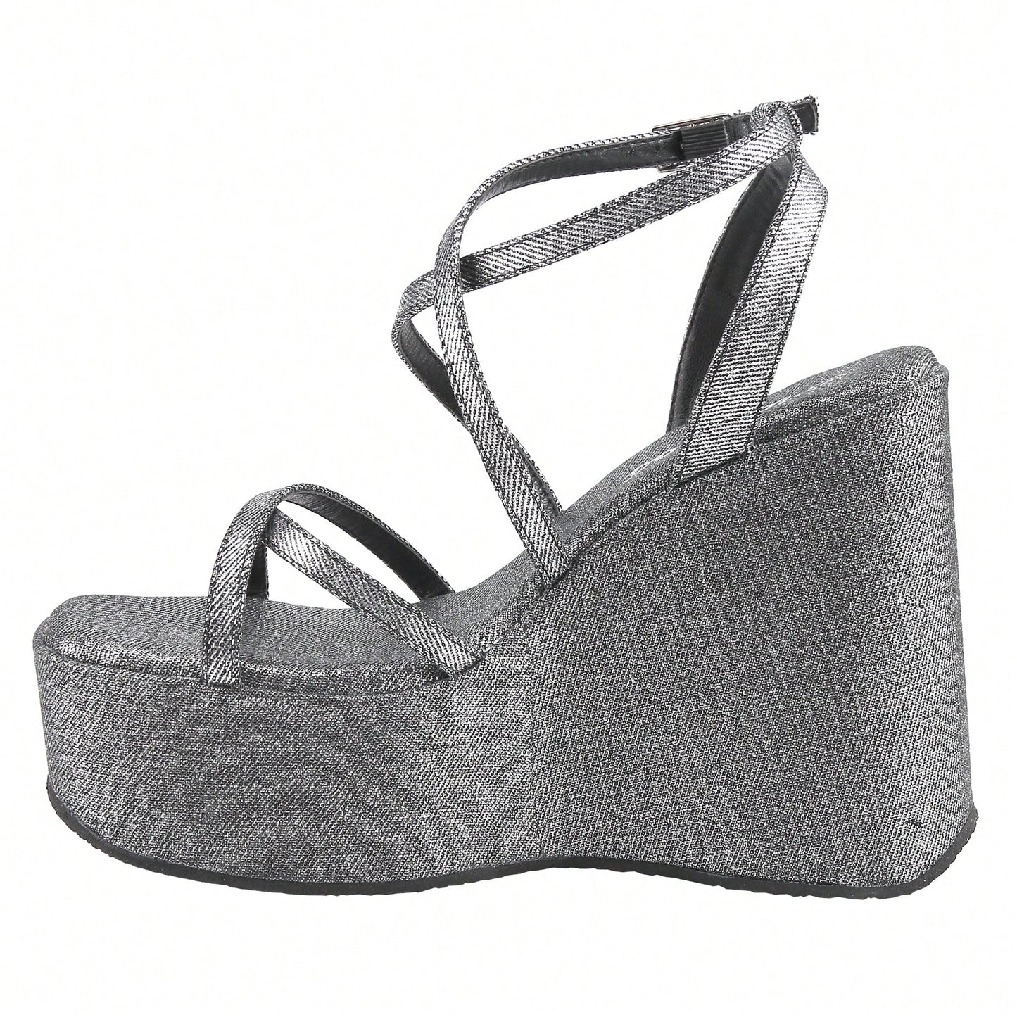 Women's Wedge Sandals Heels Open Toe Cork Platform Ankle Strap Summer Dressy Shoes
