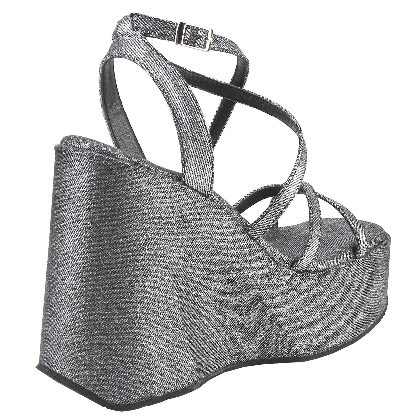 Women's Wedge Sandals Heels Open Toe Cork Platform Ankle Strap Summer Dressy Shoes