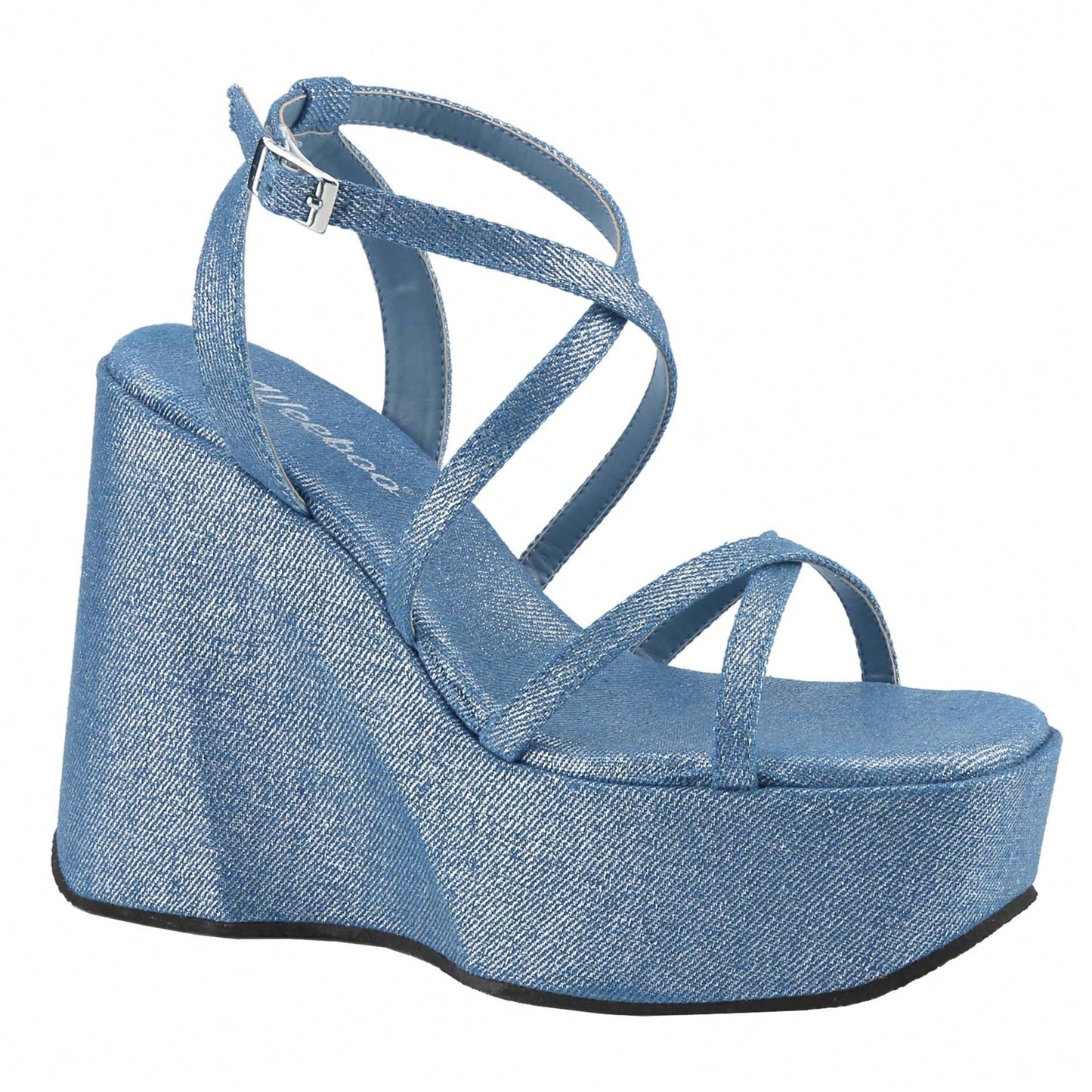 Women's Wedge Sandals Heels Open Toe Cork Platform Ankle Strap Summer Dressy Shoes