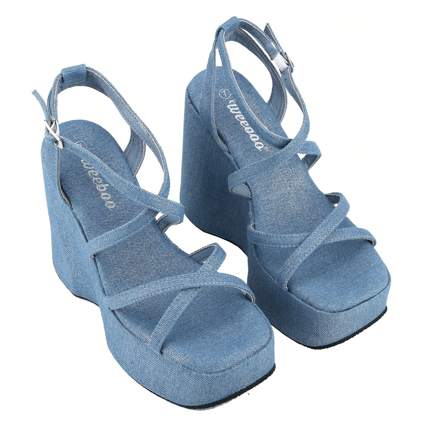 Women's Wedge Sandals Heels Open Toe Cork Platform Ankle Strap Summer Dressy Shoes