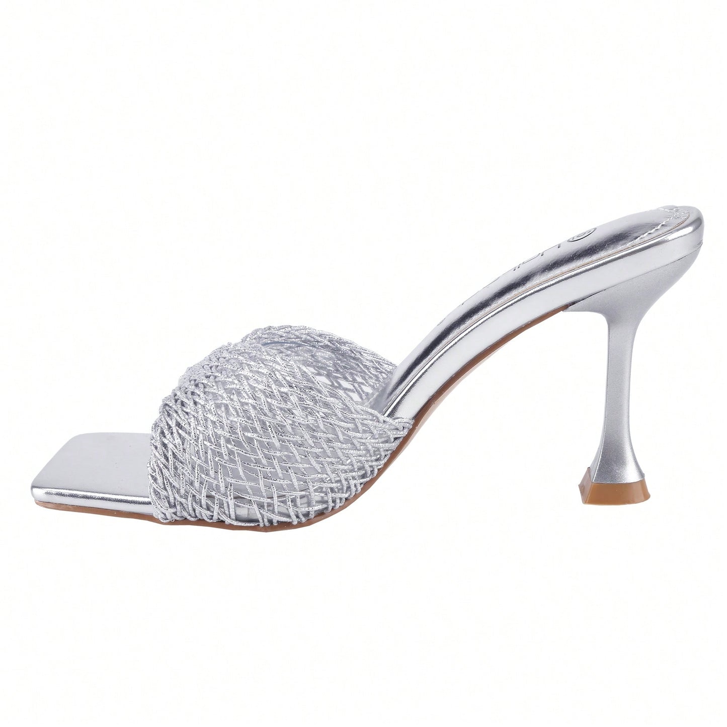 Women's High Stiletto Heels Mules Open Square Toe Slip On Comfort Sexy Dress Pumps Sandals