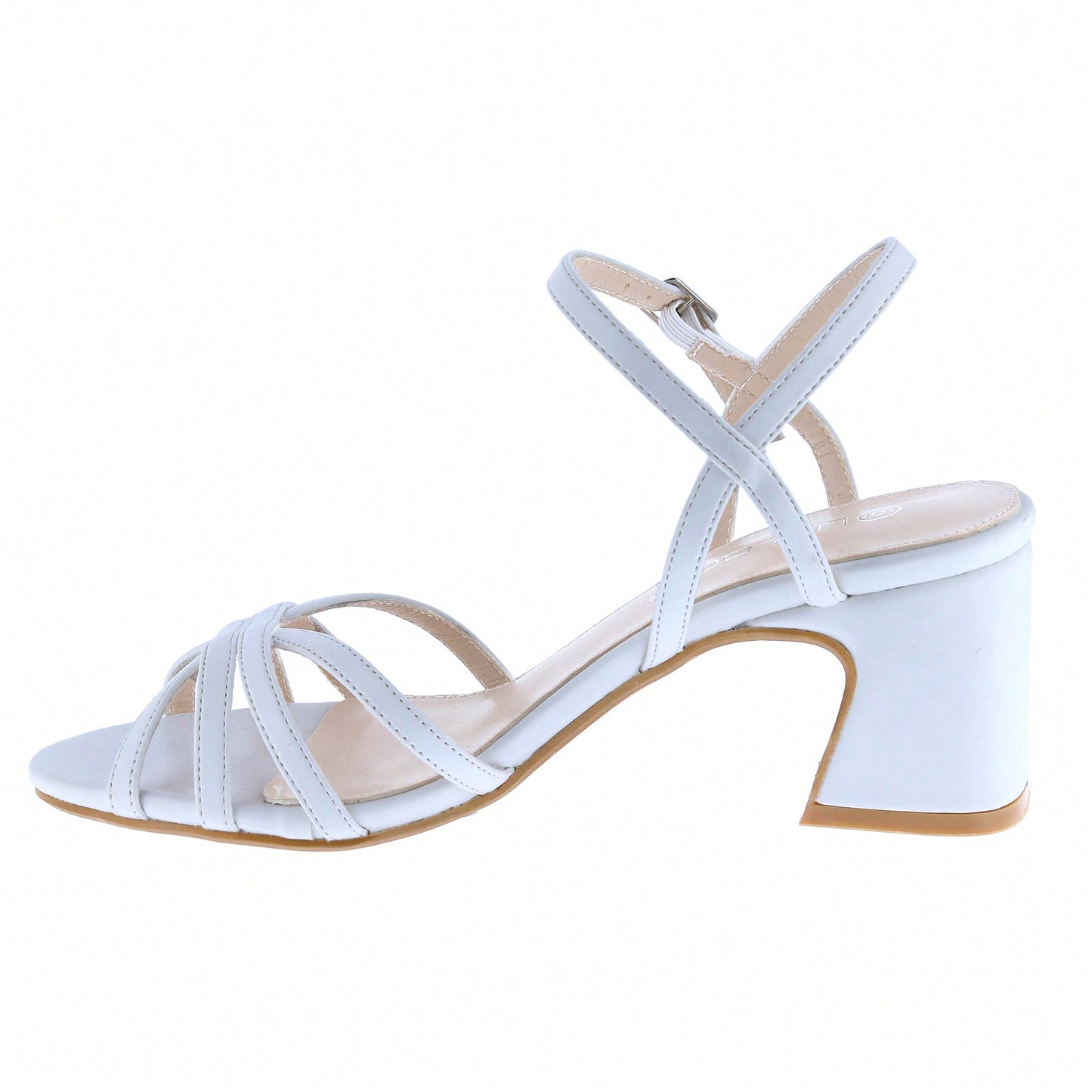 Women's Chunky Heel Strappy Platform Heels Square Open Toe Heeled Sandals Ankle Strap Block Heel