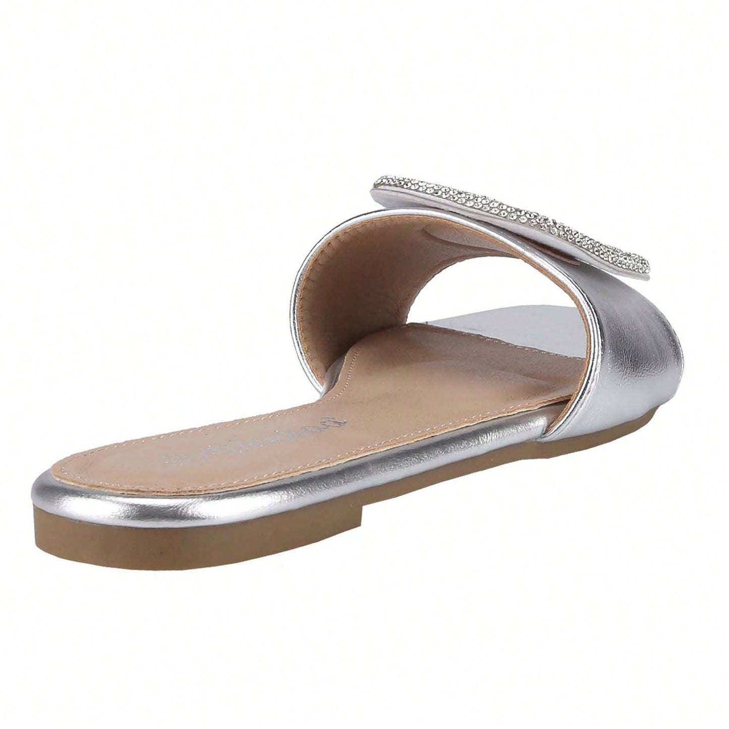 Women's Flat Rhinestone Sandals Fashion Slides Light Slippers For Summer