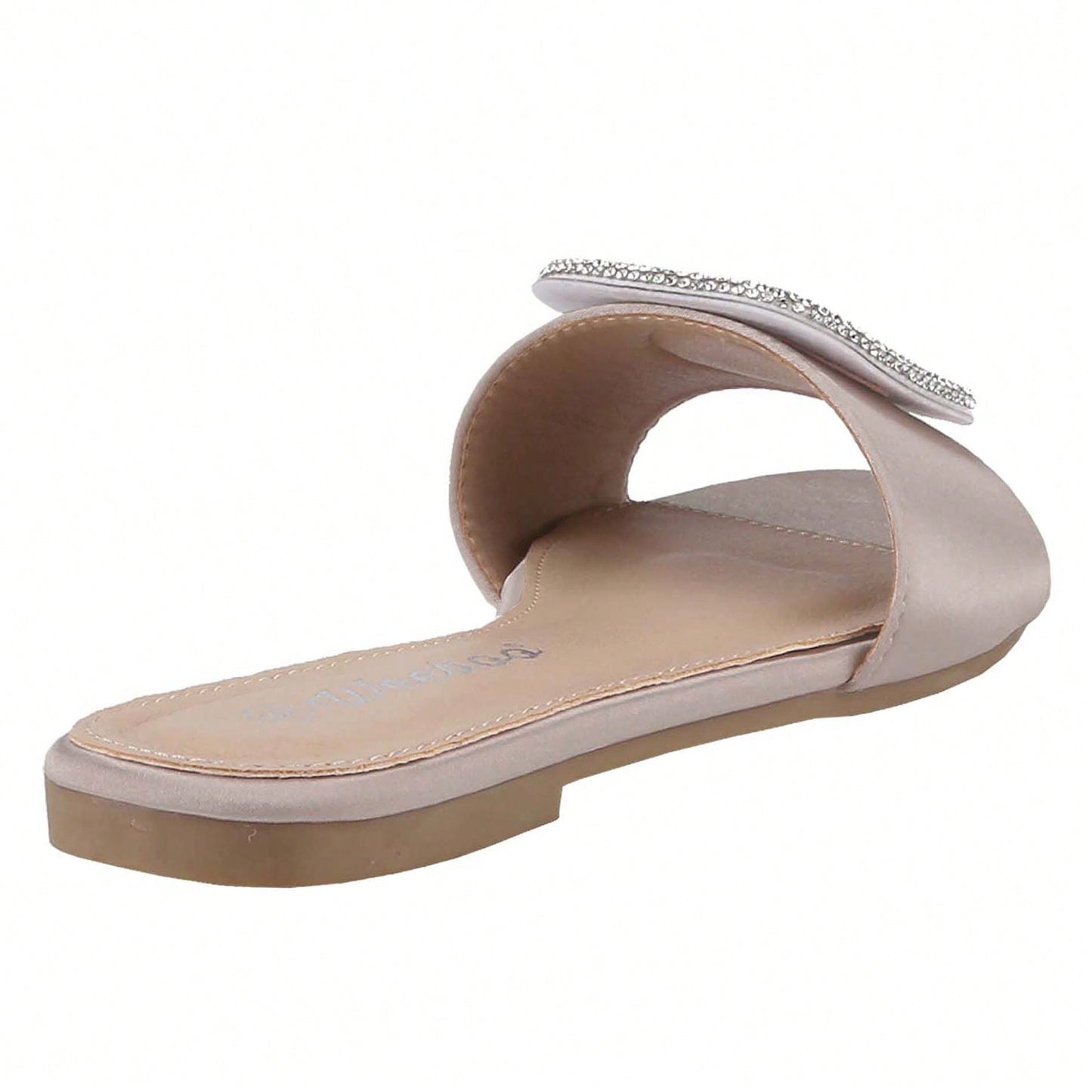 Women's Flat Rhinestone Sandals Fashion Slides Light Slippers For Summer