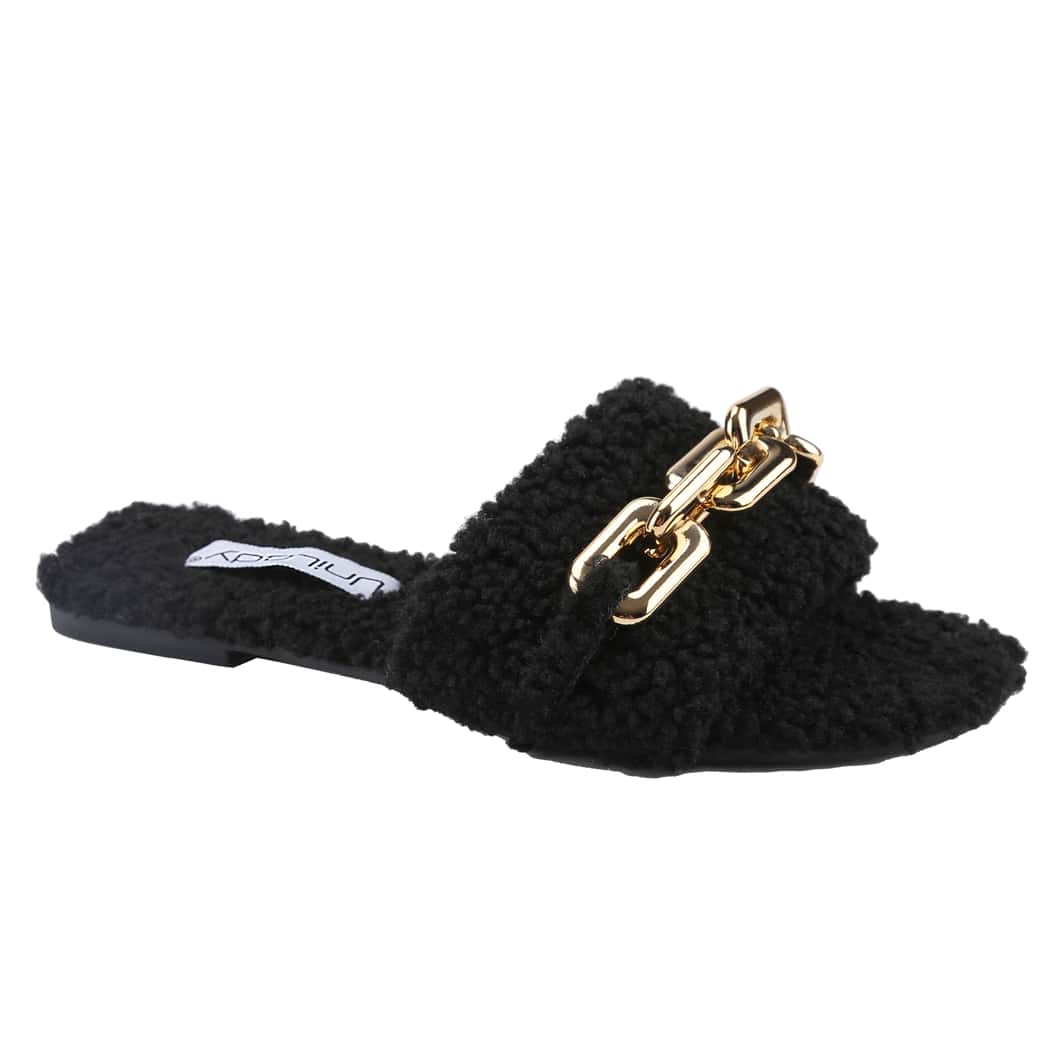 Women's Andrea Open Toe Slide Slipper With Moisture Wicking For Indoor/Outdoor Comfort And Arch