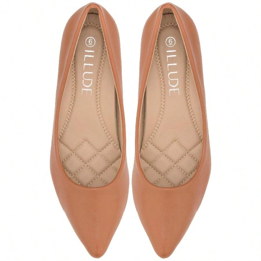 Women's Pointed Toe Stiletto Heels Thin Heel Pump Pointed Toe Low Heel Pumps PU