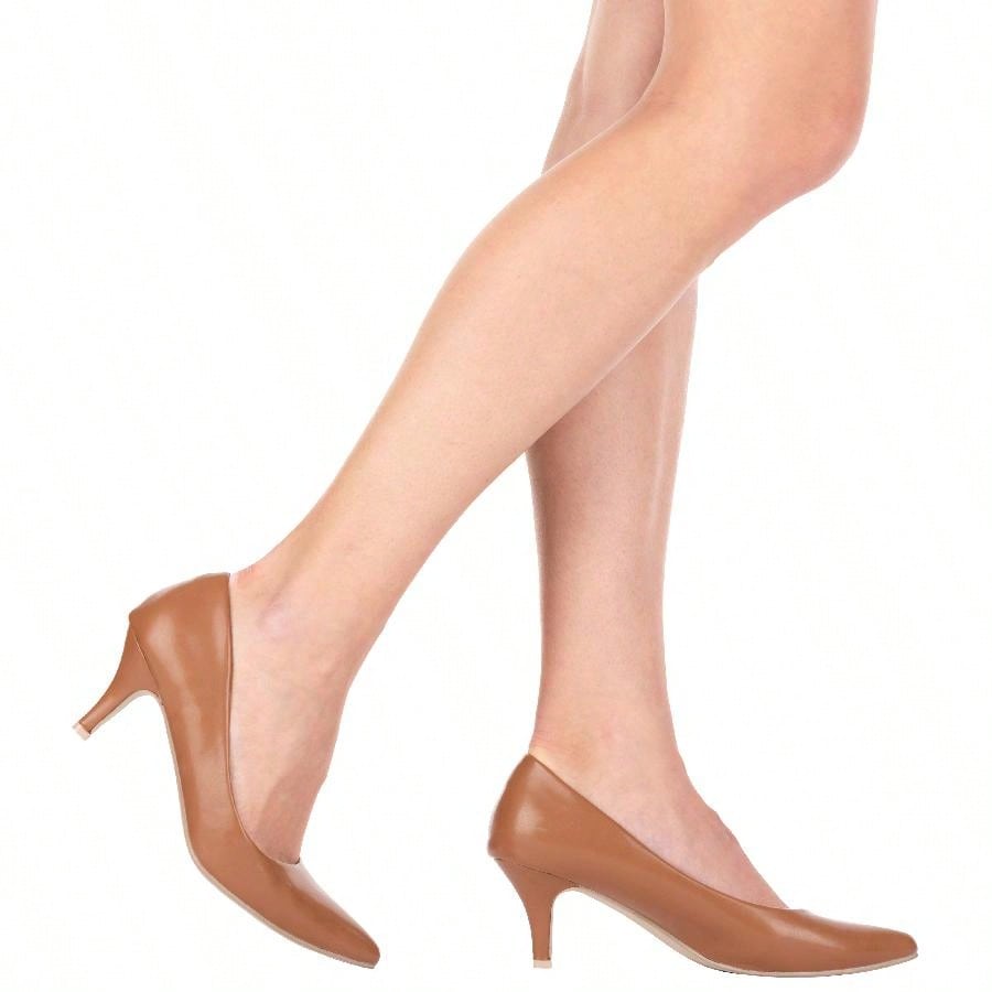 Women's Pointed Toe Stiletto Heels Thin Heel Pump Pointed Toe Low Heel Pumps