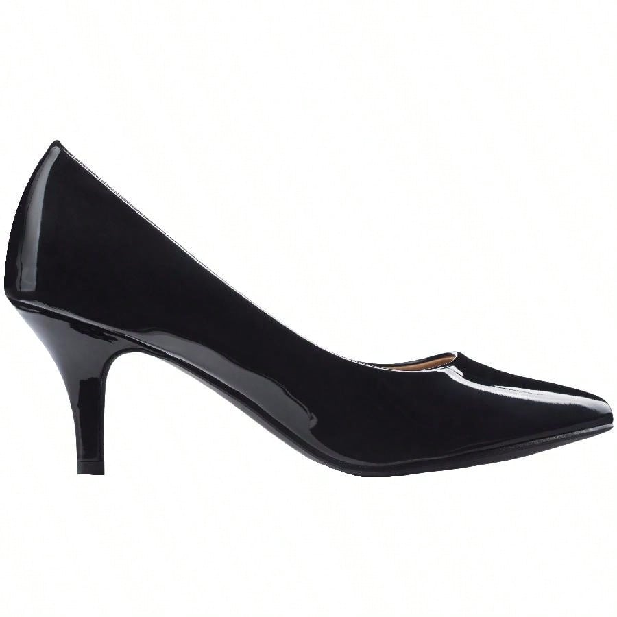 Women's Pointed Toe Stiletto Heels Thin Heel Pump Pointed Toe Low Heel Pumps PU
