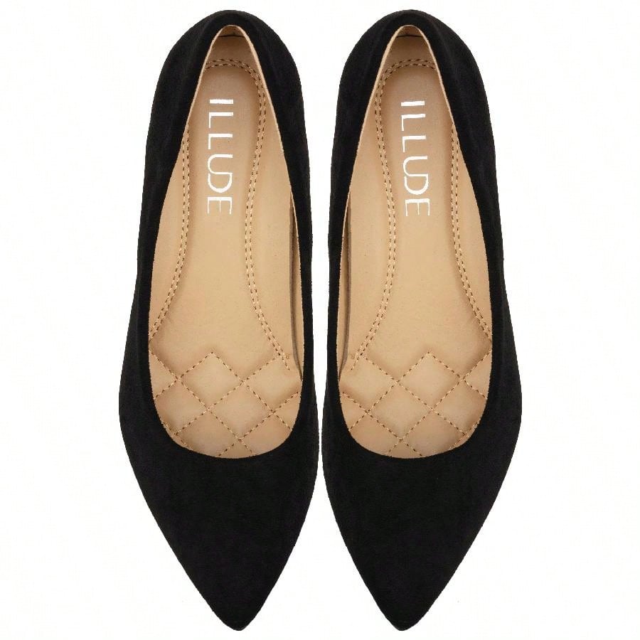 Women's Pointed Toe Stiletto Heels Thin Heel Pump Pointed Toe Low Heel Pumps PU