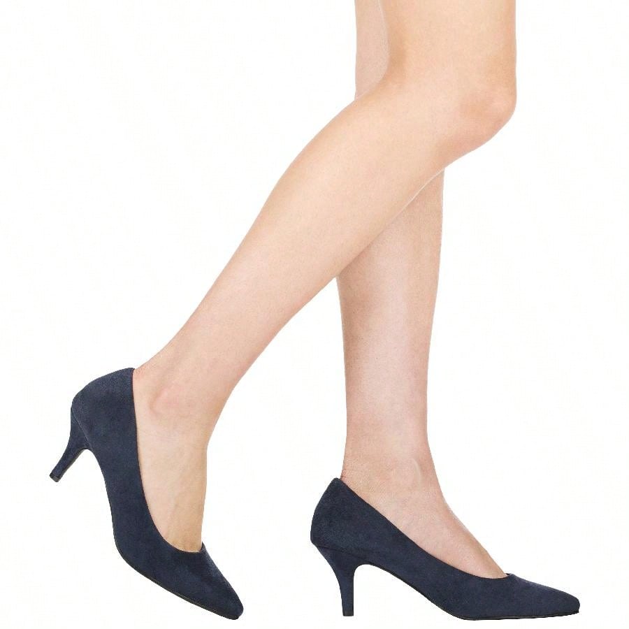 Women's Pointed Toe Stiletto Heels Thin Heel Pump Pointed Toe Low Heel Pumps