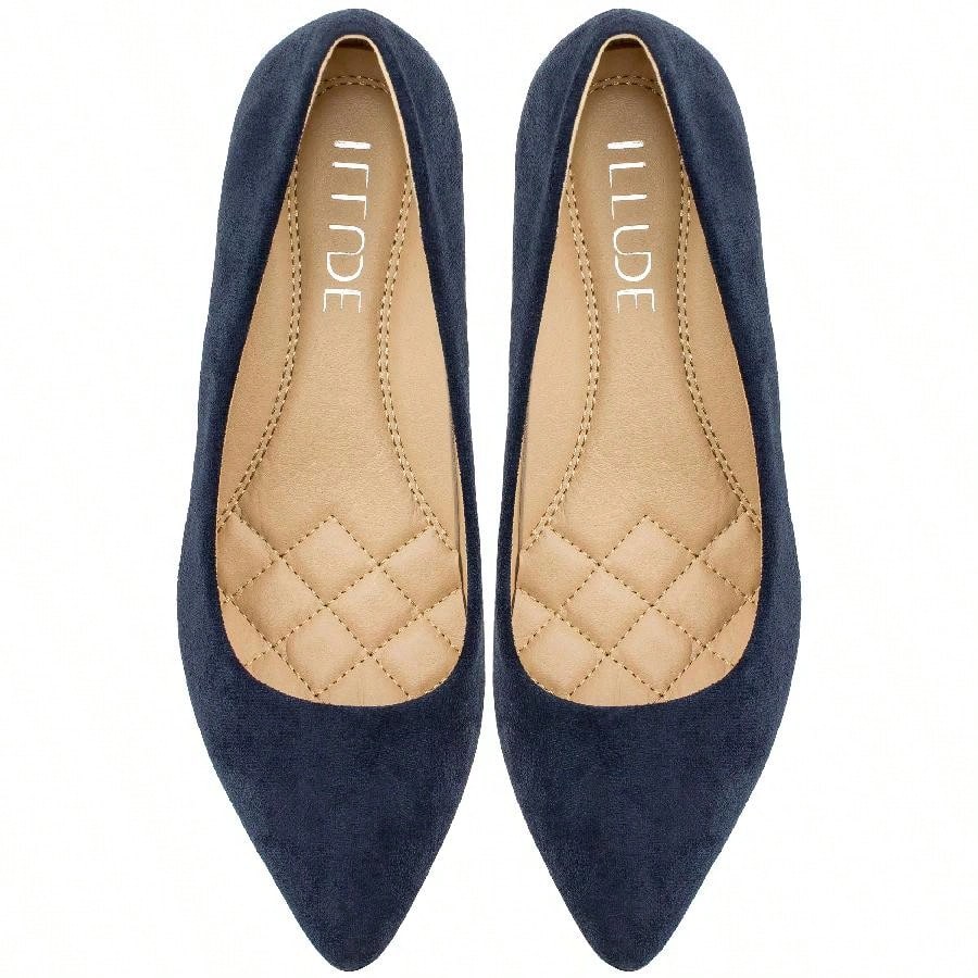 Women's Pointed Toe Stiletto Heels Thin Heel Pump Pointed Toe Low Heel Pumps PU