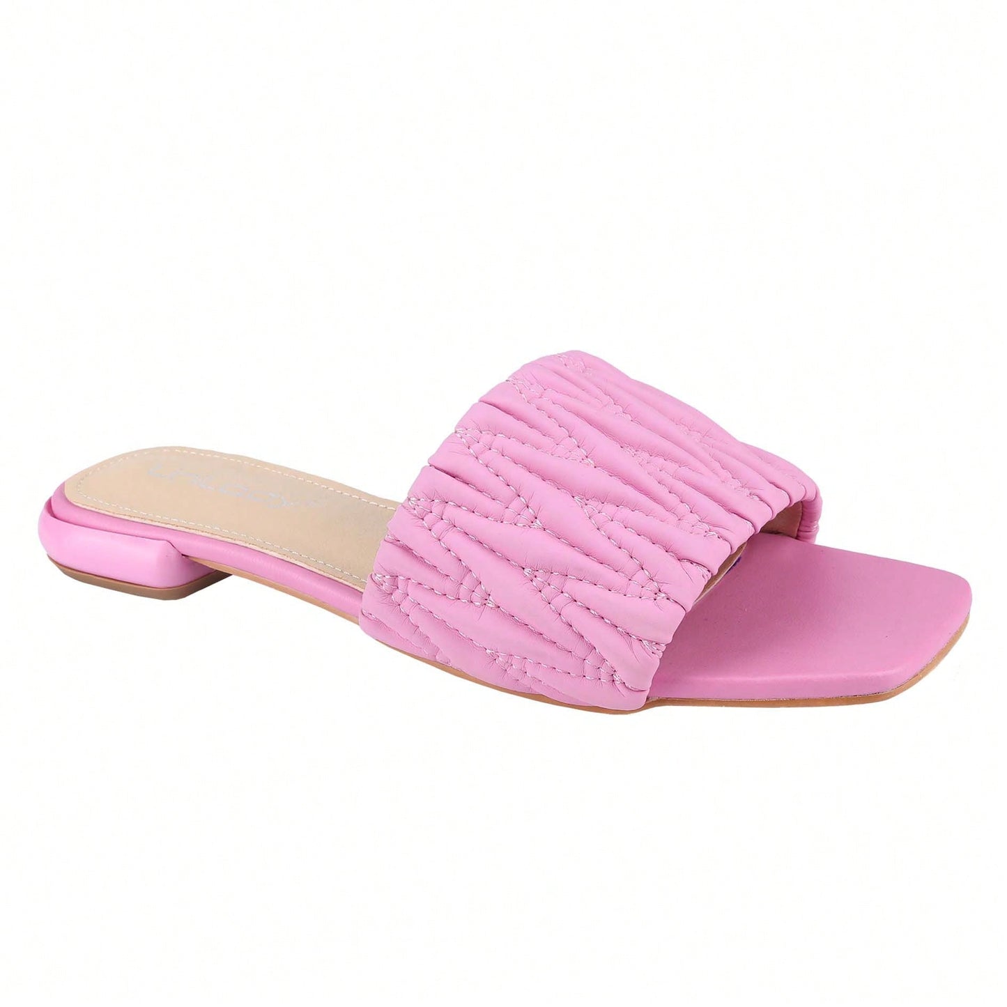 Women's Flat Sandals Fashion Open Toe Woven Slip On Slides Beach Sandals Slippers For Summer