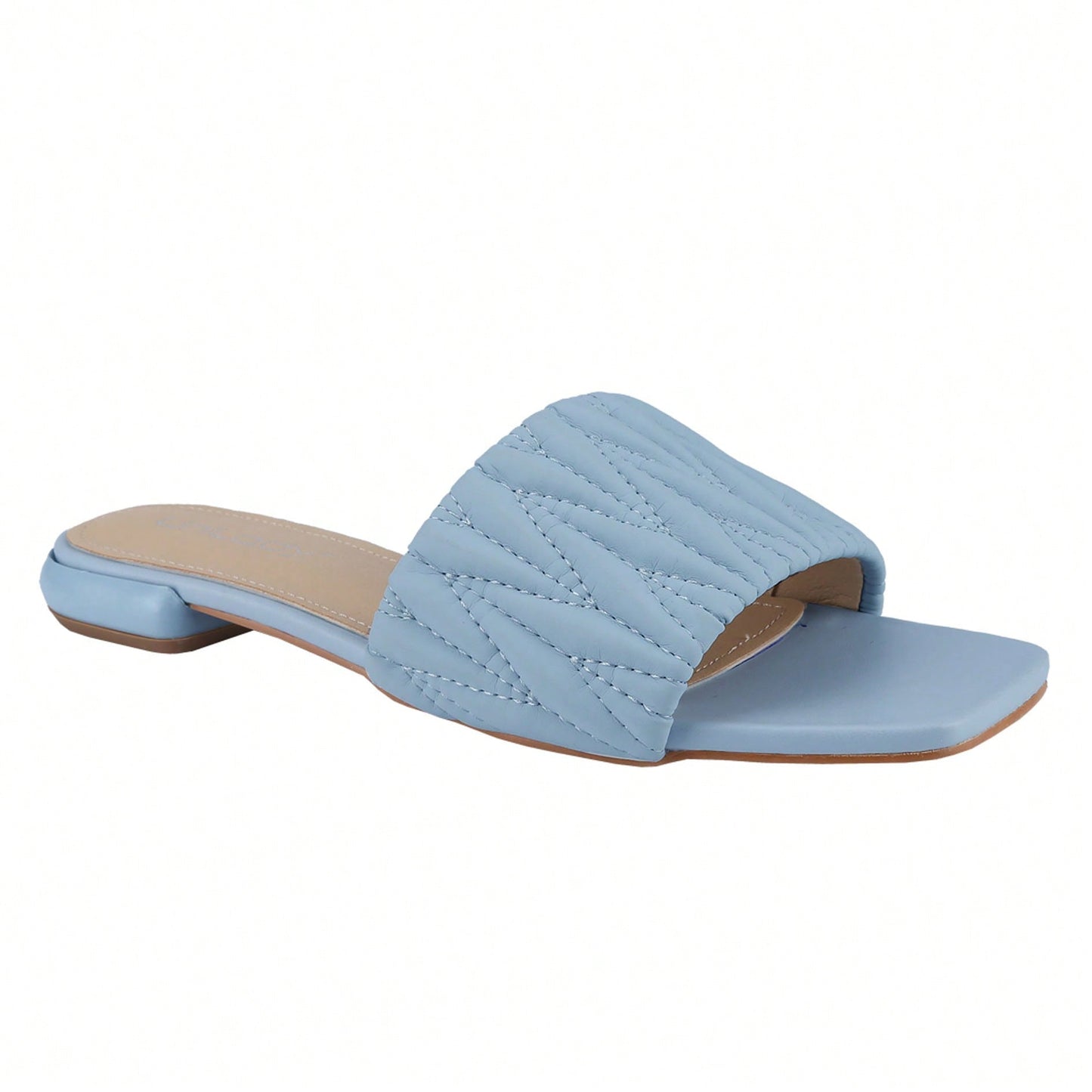 Women's Flat Sandals Fashion Open Toe Woven Slip On Slides Beach Sandals Slippers For Summer