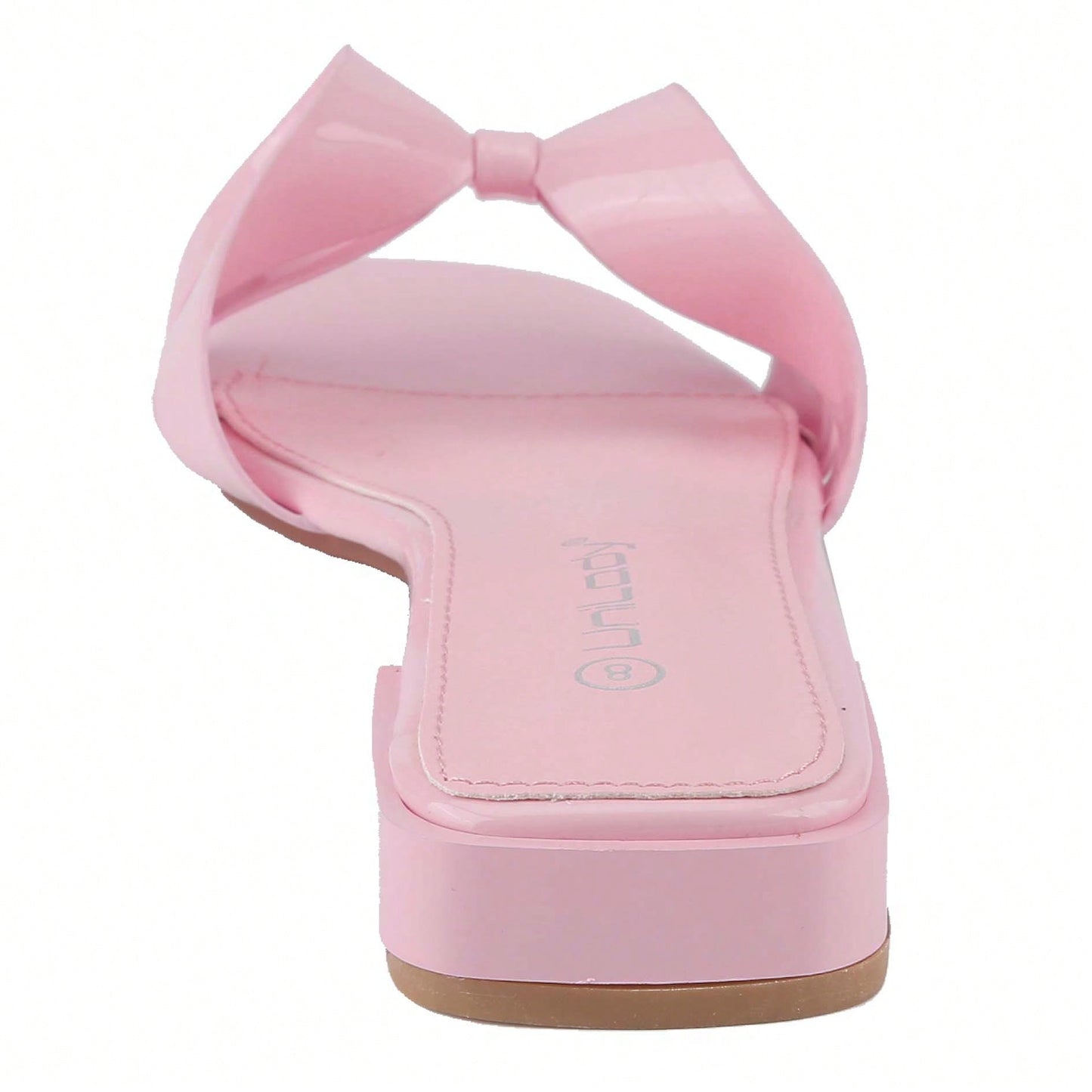 Women's Flat Sandals With Bow Fashion Open Toe Woven Slip On Slides Beach Sandals Slippers For Summer