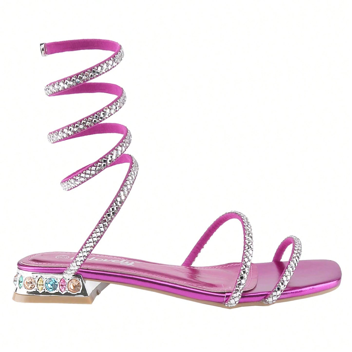 Women's Bling Rhinestone Square Flat Sandals,Crystal Satin Glitter Mules Slippers Boho Open Toe Slip-On Beach Sandals