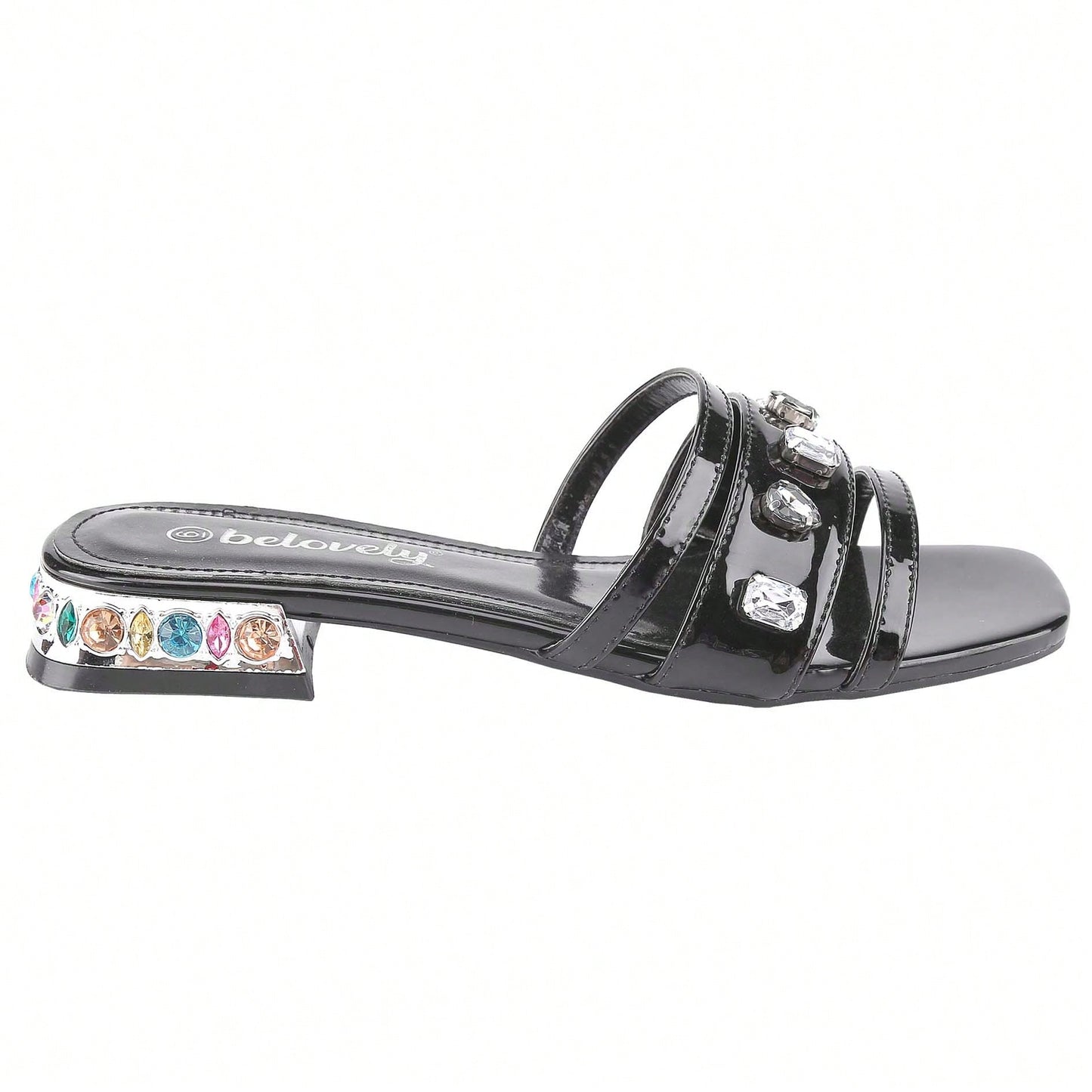 Women's Solid Color Sandals Summer Leisure Slippers Single Shoes Roman Flat Shoes