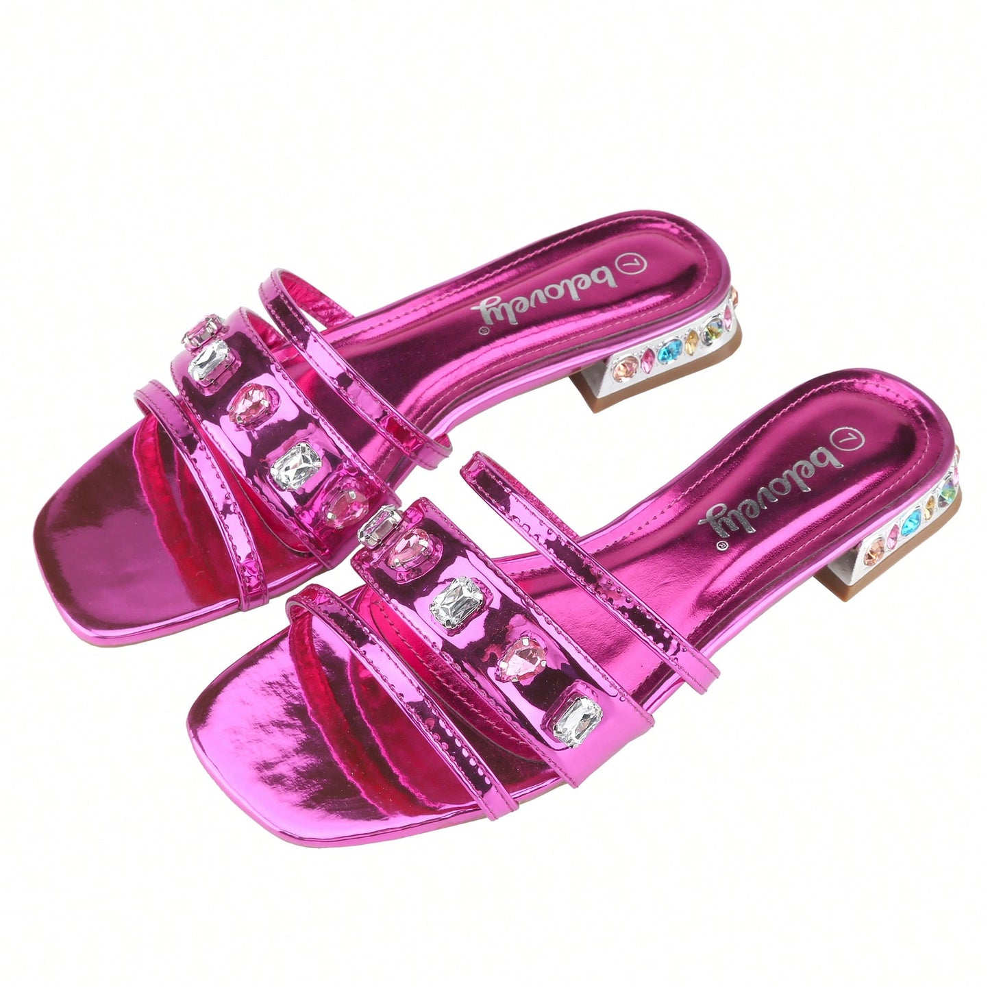 Women's Solid Color Sandals Summer Leisure Slippers Single Shoes Roman Flat Shoes