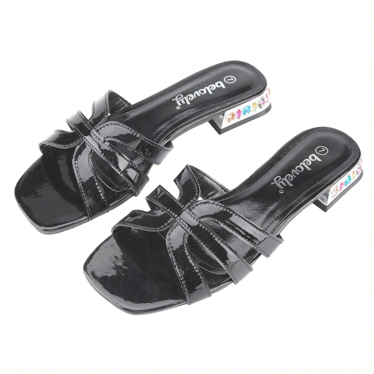 Women's Flat Sandals With Bow Fashion Open Toe Woven Slip On Slides Beach Sandals Slippers For Summer