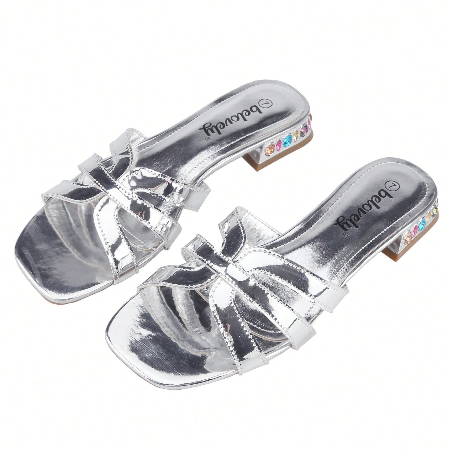 Women's Flat Sandals With Bow Fashion Open Toe Woven Slip On Slides Beach Sandals Slippers For Summer