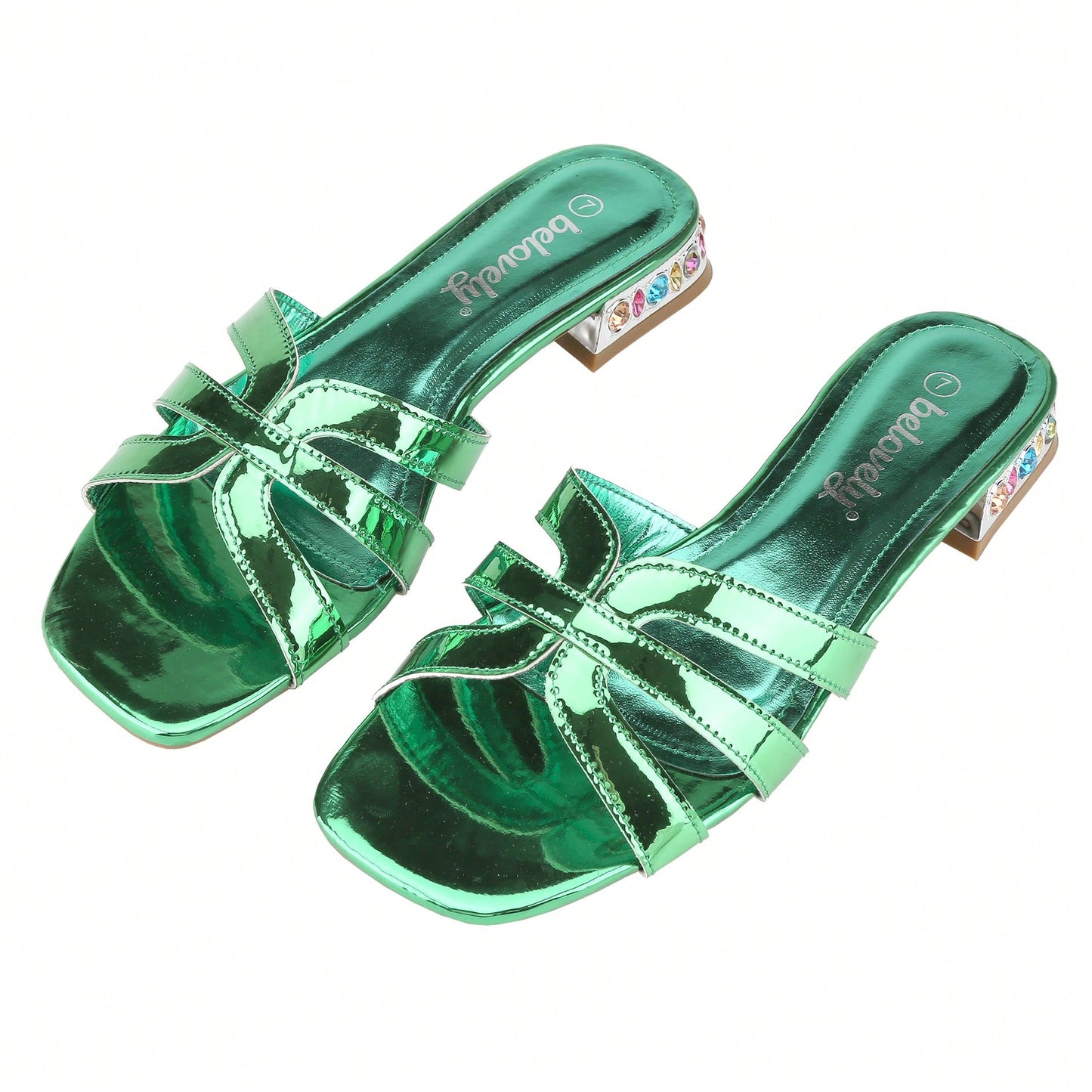 Women's Flat Sandals With Bow Fashion Open Toe Woven Slip On Slides Beach Sandals Slippers For Summer