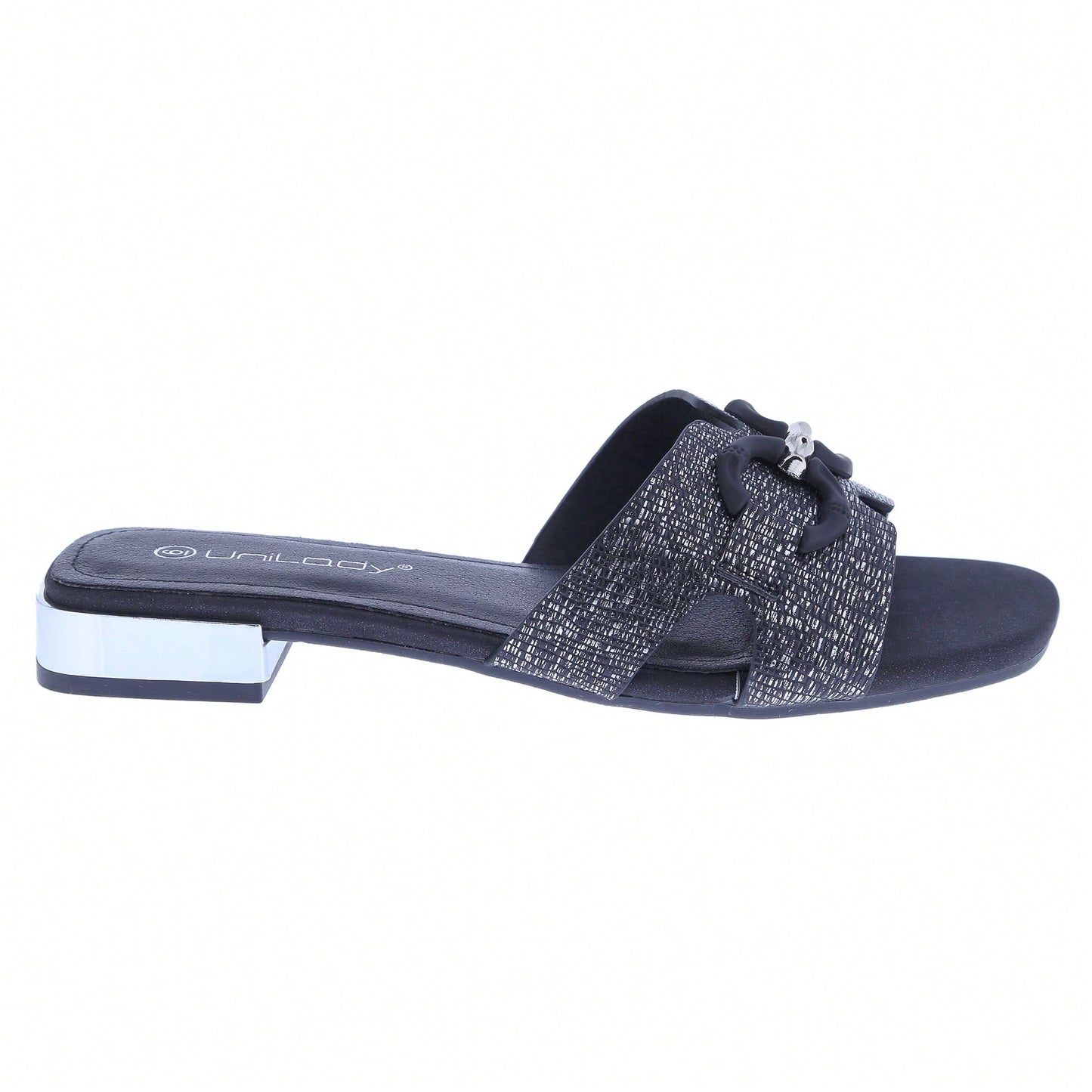 Women's Bling Rhinestone Square Flat Sandals, Crystal Satin Glitter Mules Slippers Boho Open Toe Slip-On Beach Sandals