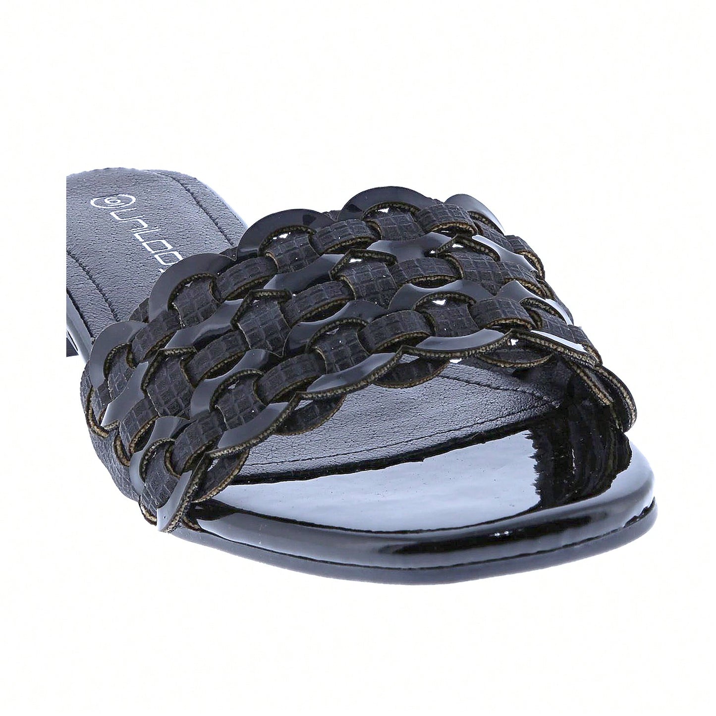 Women's Bling Rhinestone Square Flat Sandals, Crystal Satin Glitter Mules Slippers Boho Open Toe Slip-On Beach Sandals