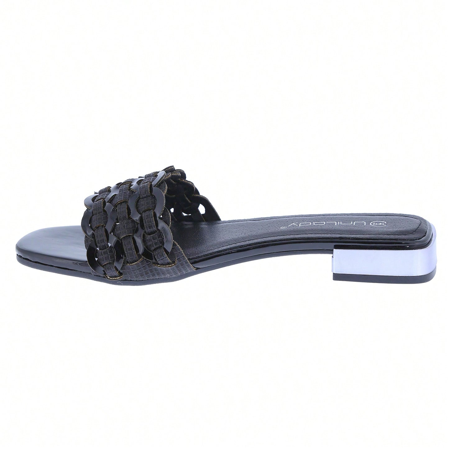 Women's Bling Rhinestone Square Flat Sandals, Crystal Satin Glitter Mules Slippers Boho Open Toe Slip-On Beach Sandals