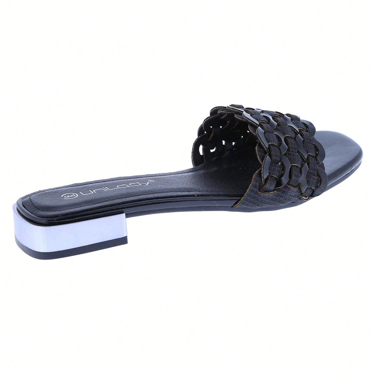 Women's Bling Rhinestone Square Flat Sandals, Crystal Satin Glitter Mules Slippers Boho Open Toe Slip-On Beach Sandals