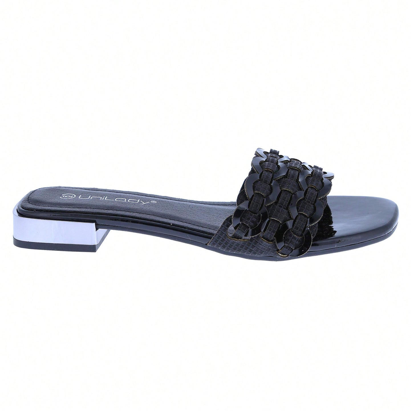 Women's Bling Rhinestone Square Flat Sandals, Crystal Satin Glitter Mules Slippers Boho Open Toe Slip-On Beach Sandals