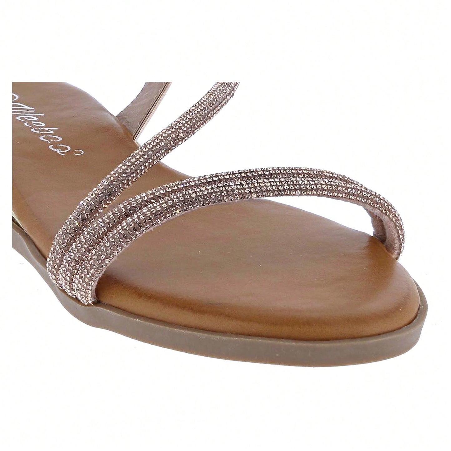 Women's Ankle Strap Flat Sandals Open Toes One Band Summer Sandals