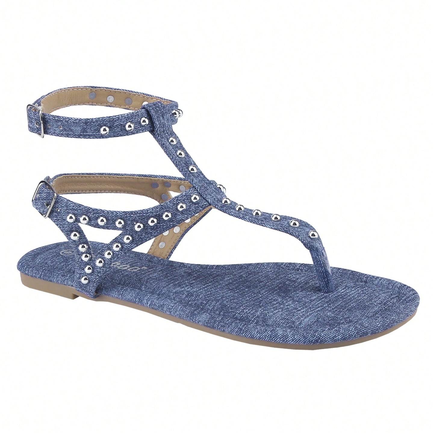 Women's Flat Gladiator Sandals Open Toe Strappy Low Heel Roman Sandals