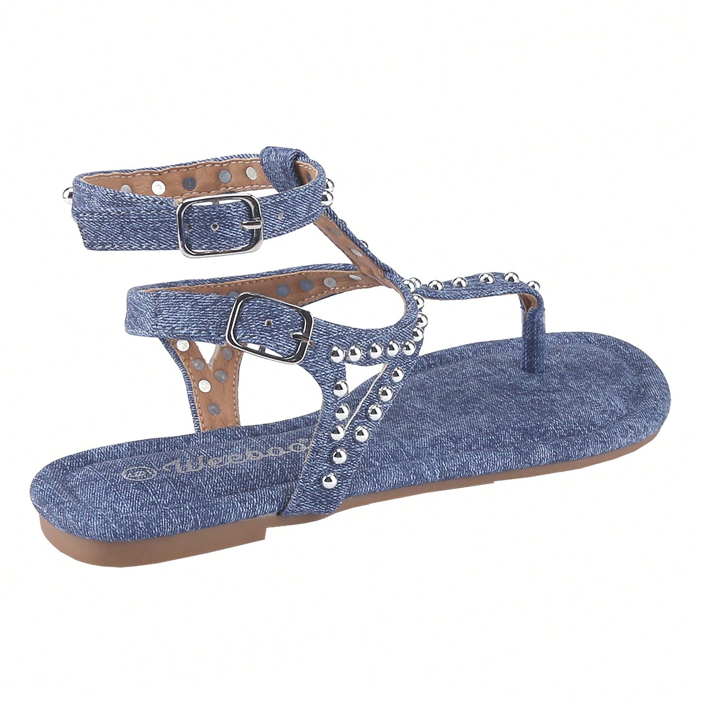 Women's Flat Gladiator Sandals Open Toe Strappy Low Heel Roman Sandals