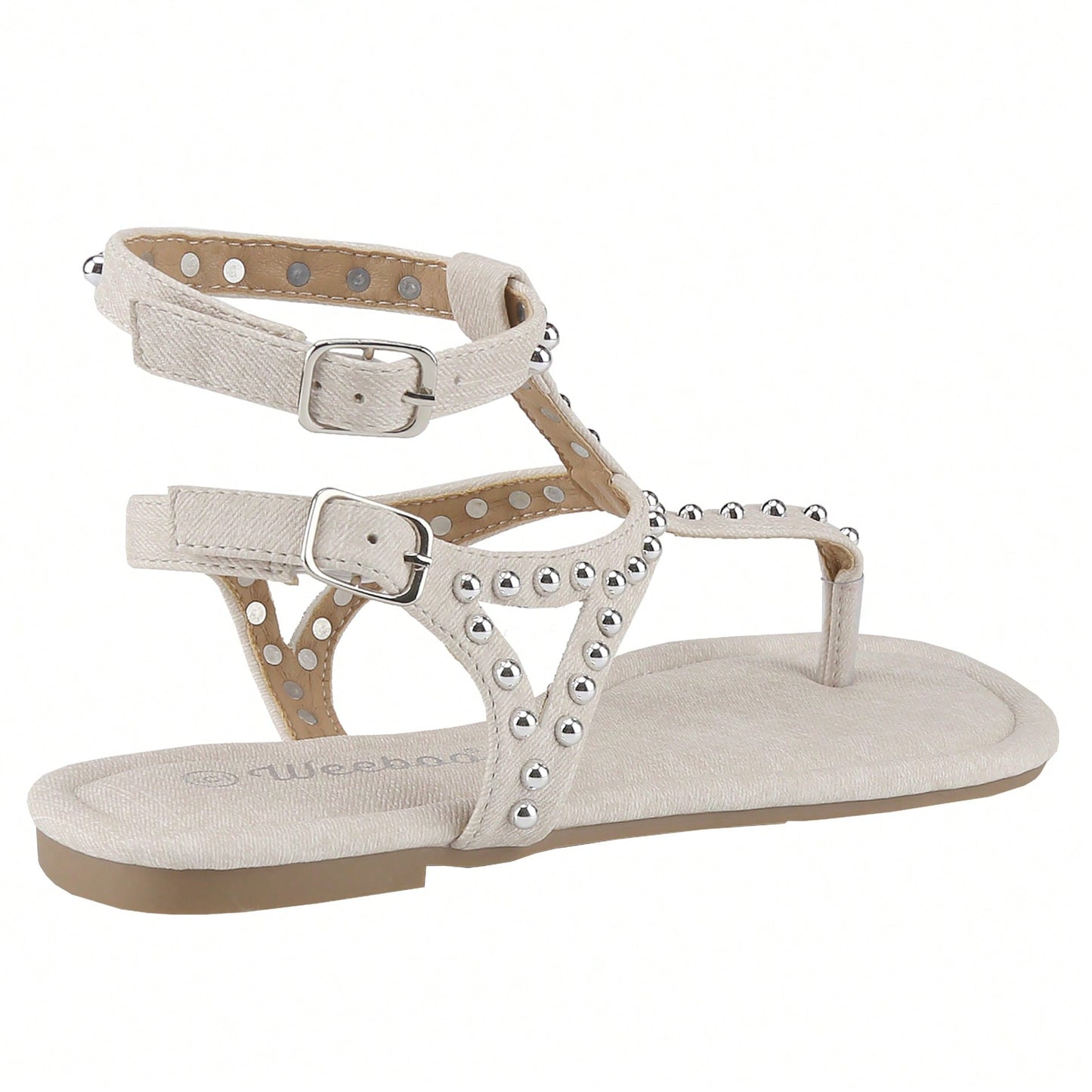 Women's Flat Gladiator Sandals Open Toe Strappy Low Heel Roman Sandals