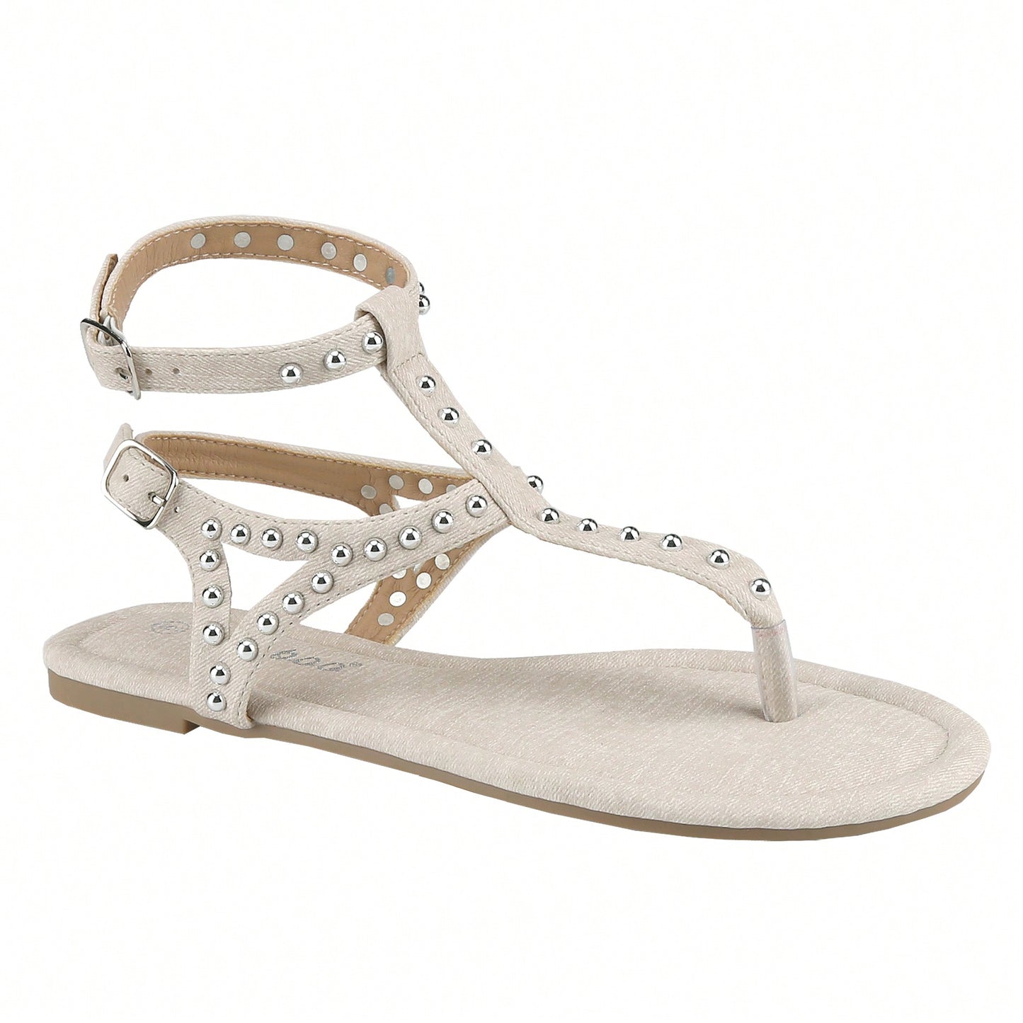 Women's Flat Gladiator Sandals Open Toe Strappy Low Heel Roman Sandals