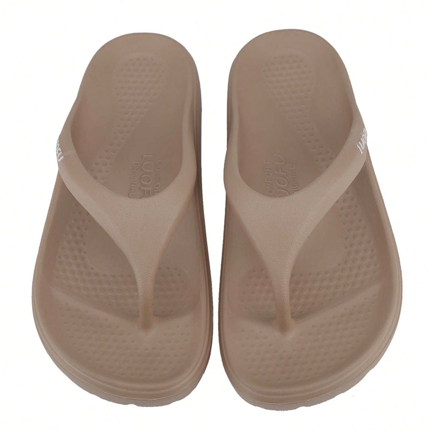 Women's Fashion Orthotic Flip Flops Ladies Slip On Lightweight Comfortable Thick Cushion Yoga Mat Thong Sandals With Plantar Fasciitis Arch Support