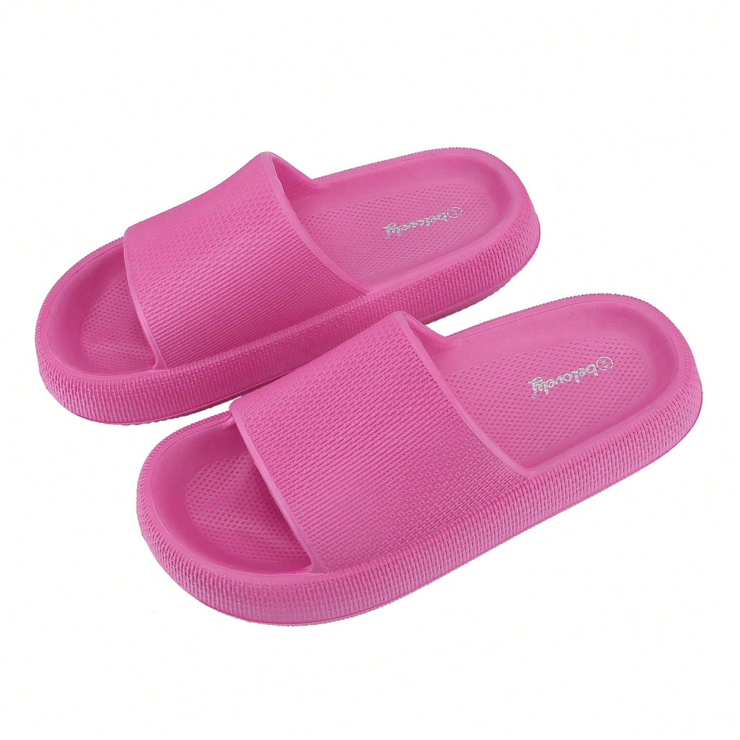 Pillow Slippers For Women And Non Slip Quick Drying Shower Slides Bathroom Sandals | Ultra Cushion  Thick Sole