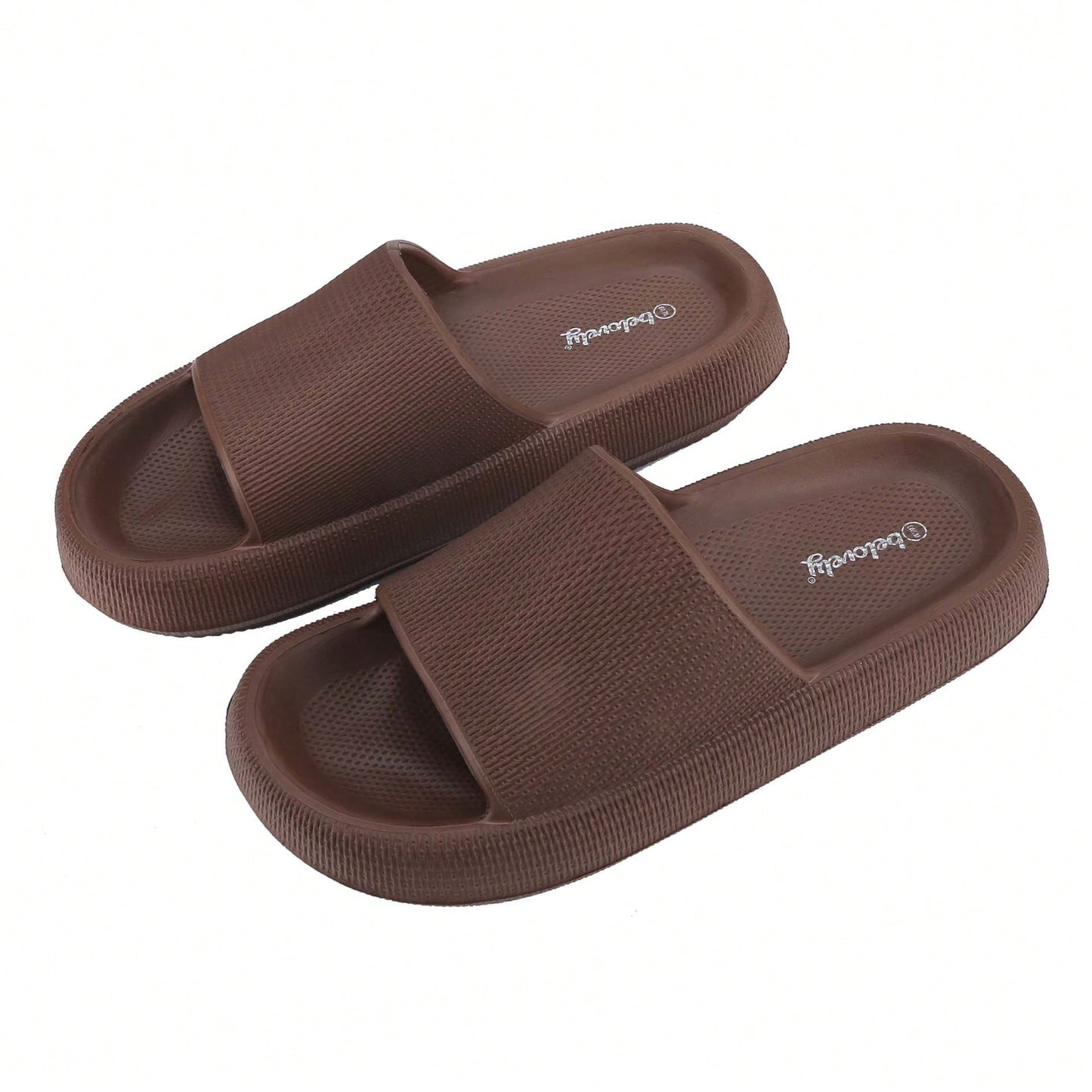 Pillow Slippers For Women And Non Slip Quick Drying Shower Slides Bathroom Sandals | Ultra Cushion  Thick Sole