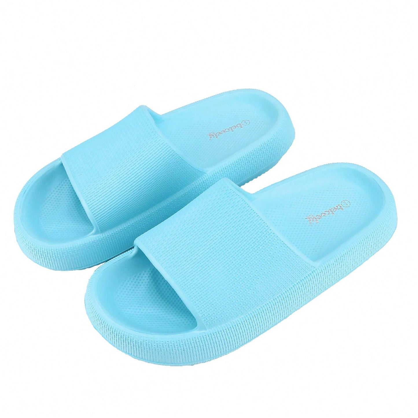 Pillow Slippers For Women And Non Slip Quick Drying Shower Slides Bathroom Sandals | Ultra Cushion  Thick Sole