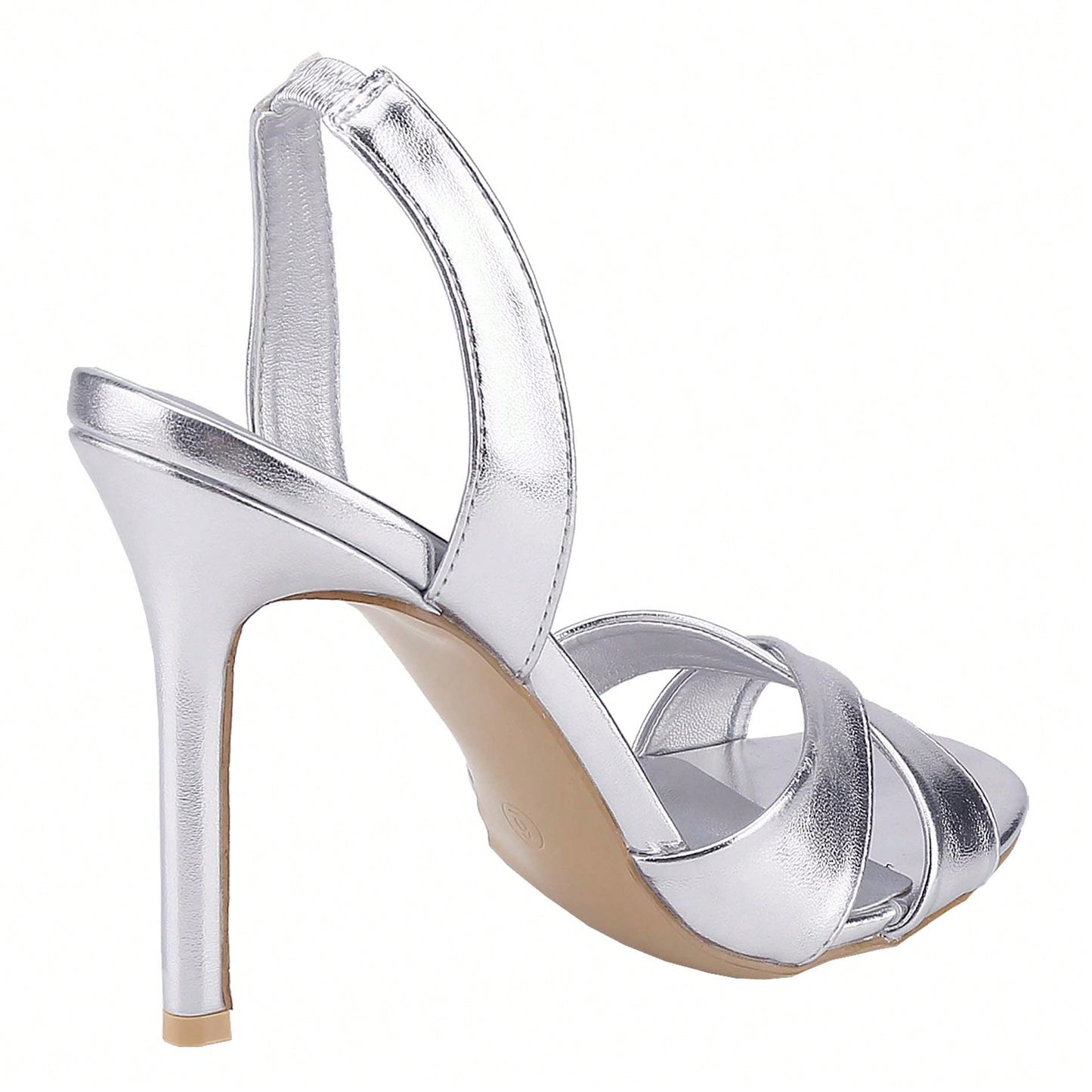 Women's Slingback Kitten Heel Sandals Open Toe Criss Cross Ankle Strap Shoes