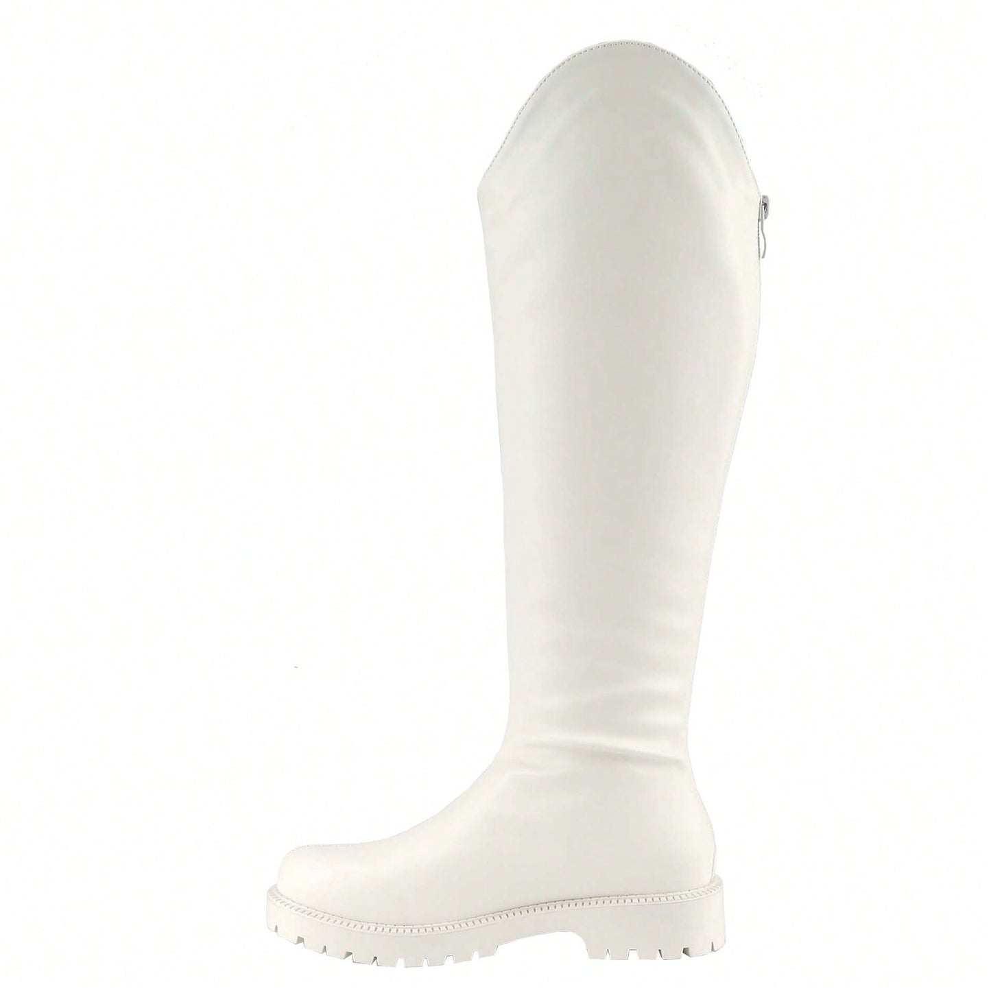 Women's Platform Knee High Cowboy Boots Embroidered Western Chunky Heel With Pull-Up Tabs Round Toe Boot Shoes