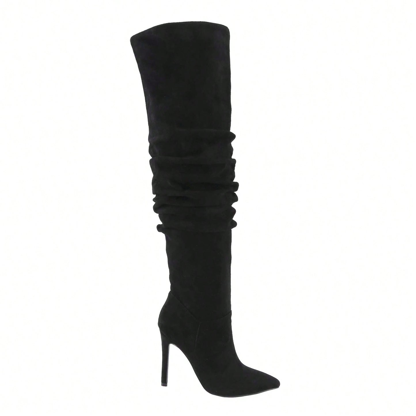 Women's Knee High Boots Pointed Toe High Heel Fall Fashion Mid Calf Stiletto Booties