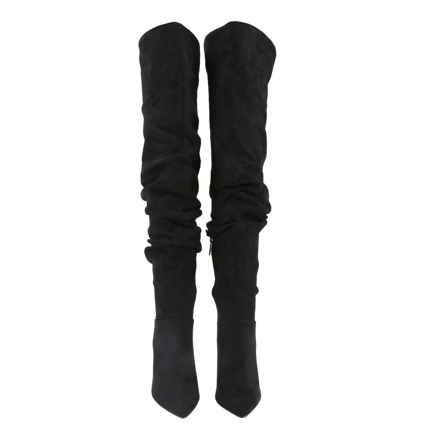 Women's Knee High Boots Pointed Toe High Heel Fall Fashion Mid Calf Stiletto Booties