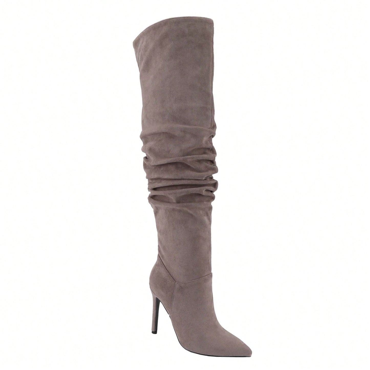 Women's Knee High Boots Pointed Toe High Heel Fall Fashion Mid Calf Stiletto Booties