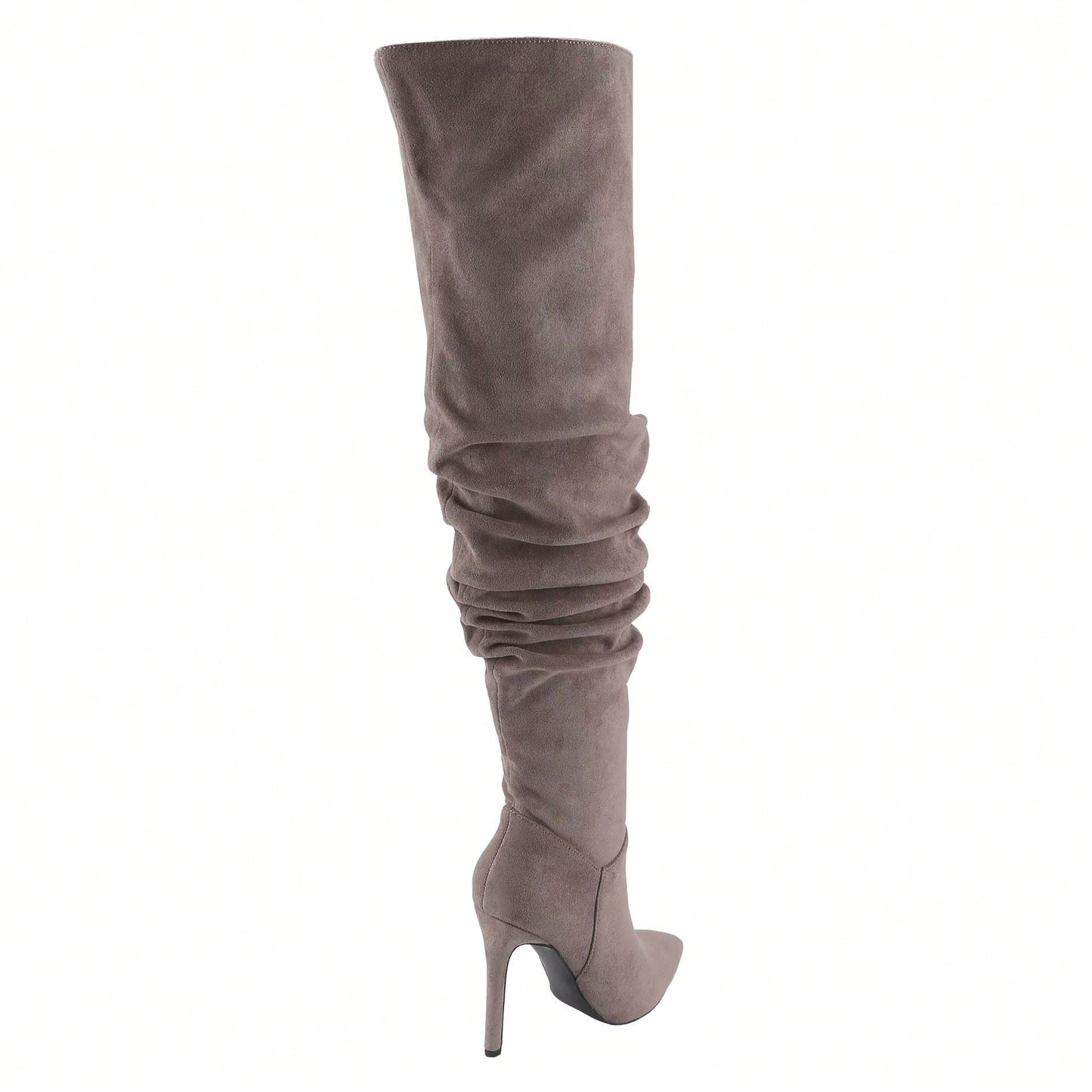 Women's Knee High Boots Pointed Toe High Heel Fall Fashion Mid Calf Stiletto Booties
