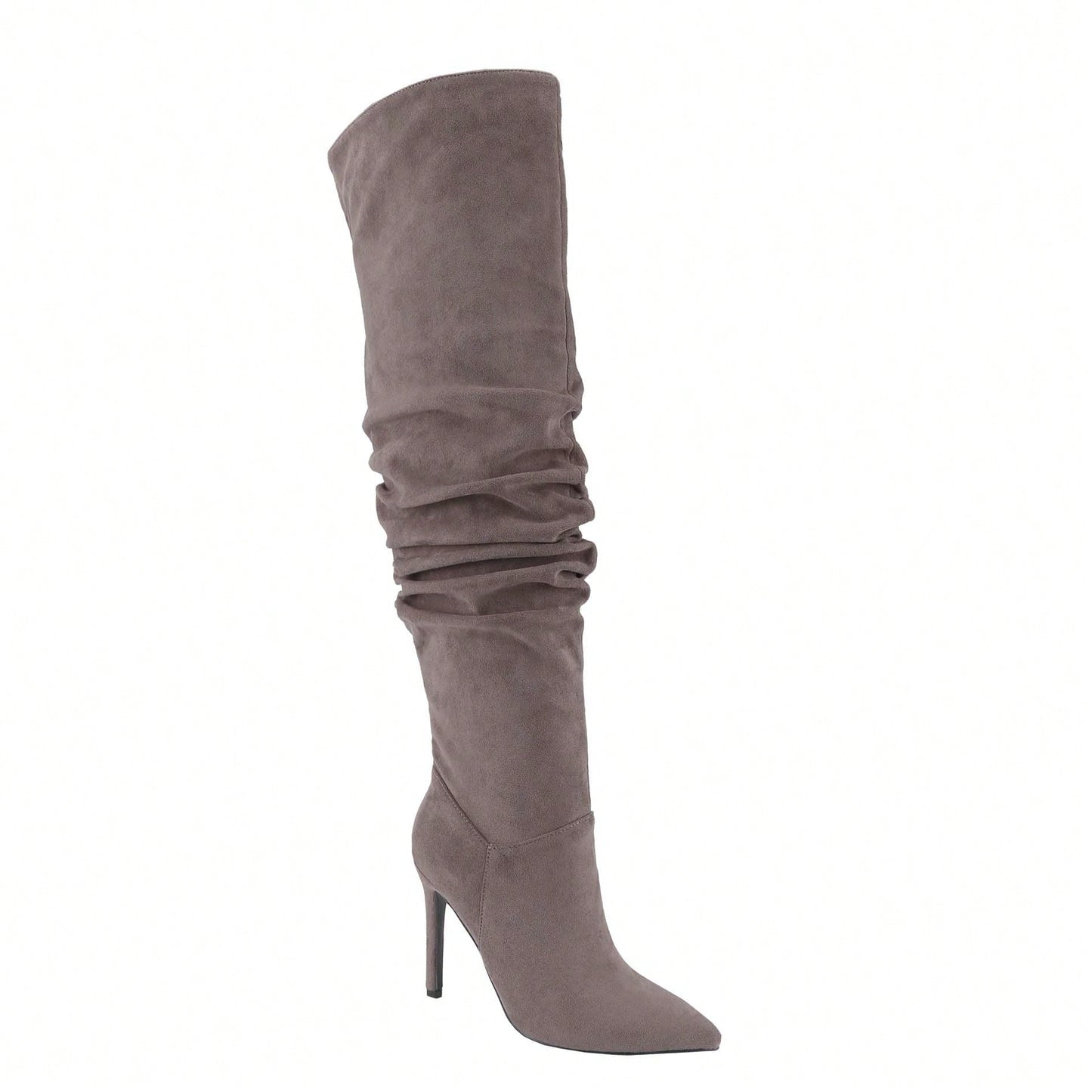 Women's Knee High Boots Pointed Toe High Heel Fall Fashion Mid Calf Stiletto Booties