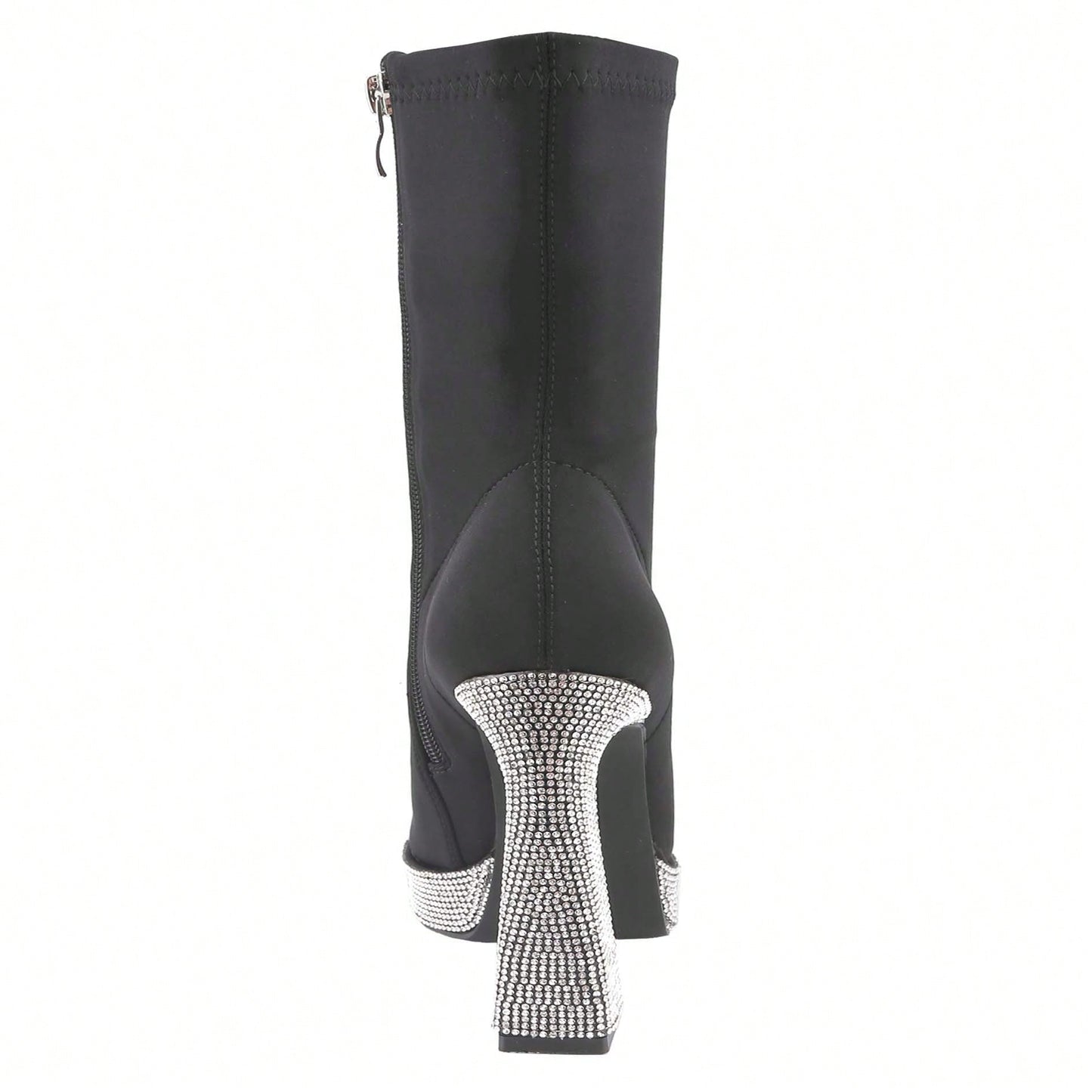 Women's Suede Platform Boots Mid-Calf Elegant Style Lines And A Sock-Like Fit