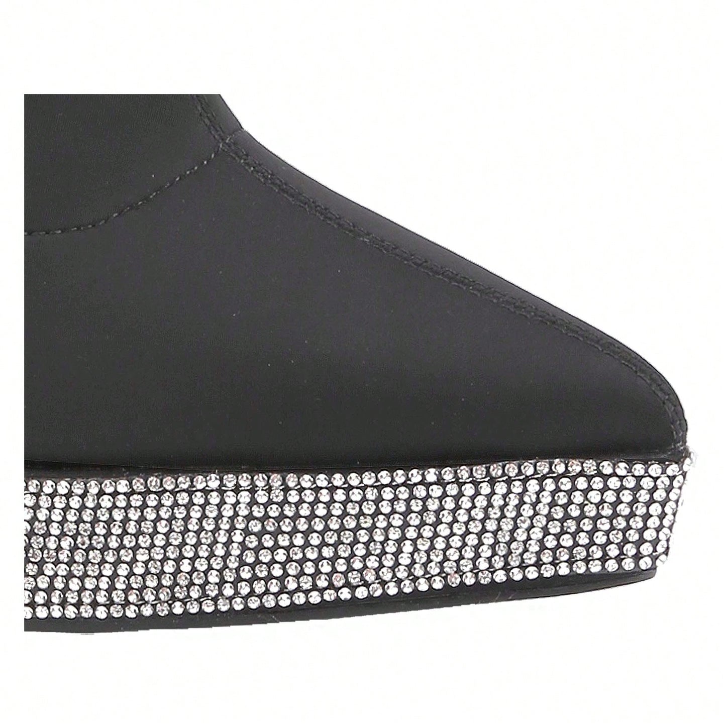 Women's Suede Platform Boots Mid-Calf Elegant Style Lines And A Sock-Like Fit