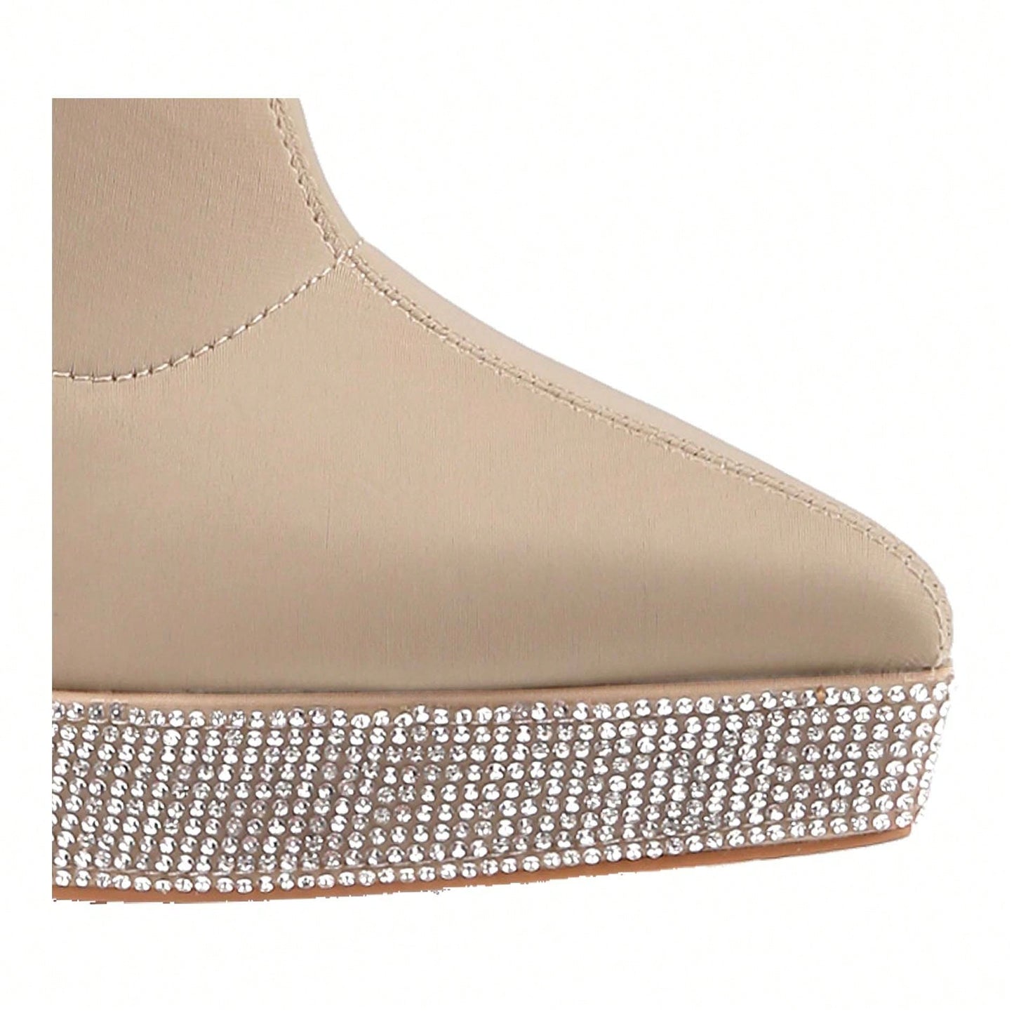 Women's Suede Platform Boots Mid-Calf Elegant Style Lines And A Sock-Like Fit