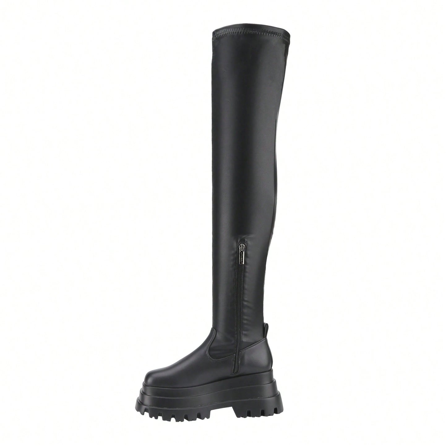 Over The Knee Boots For Women, Platform Leather Punk Chunky High Boot